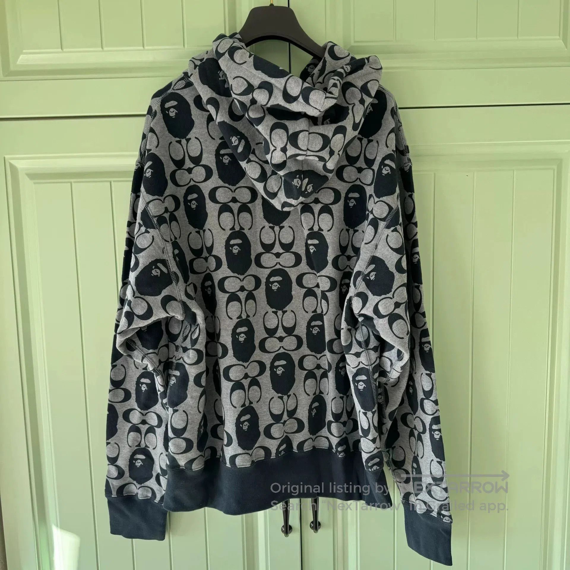 Japanese Brand COACH X BAPE All-Over Logo Hoodie Men. Size US M / EU 48-50 / 2 - 2 Thumbnail
