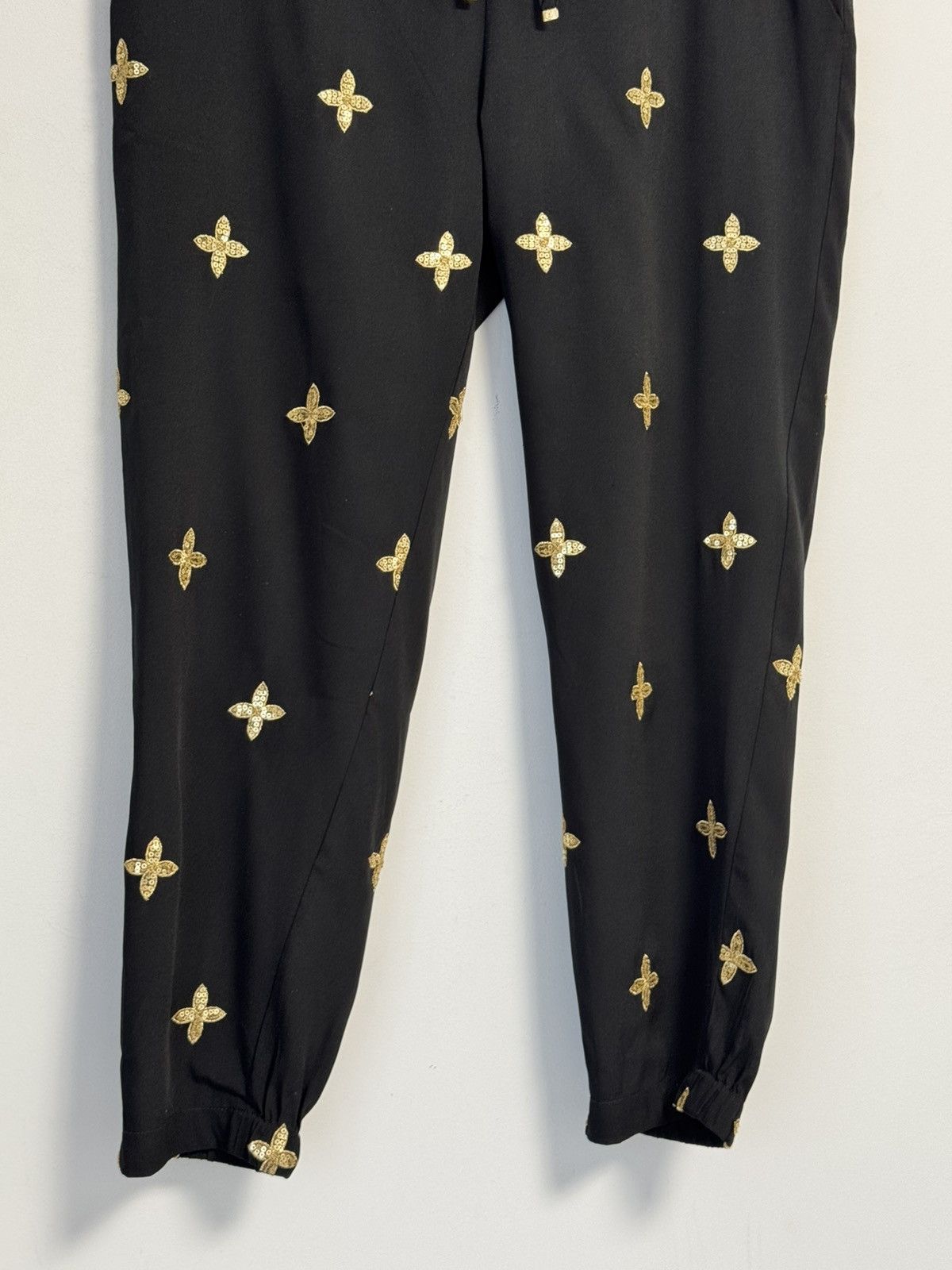Juicy Couture Juicy Couture Womens Pants Size M Black Crepe Jogger Size 32" / US 10 / IT 46 - 3 Thumbnail
