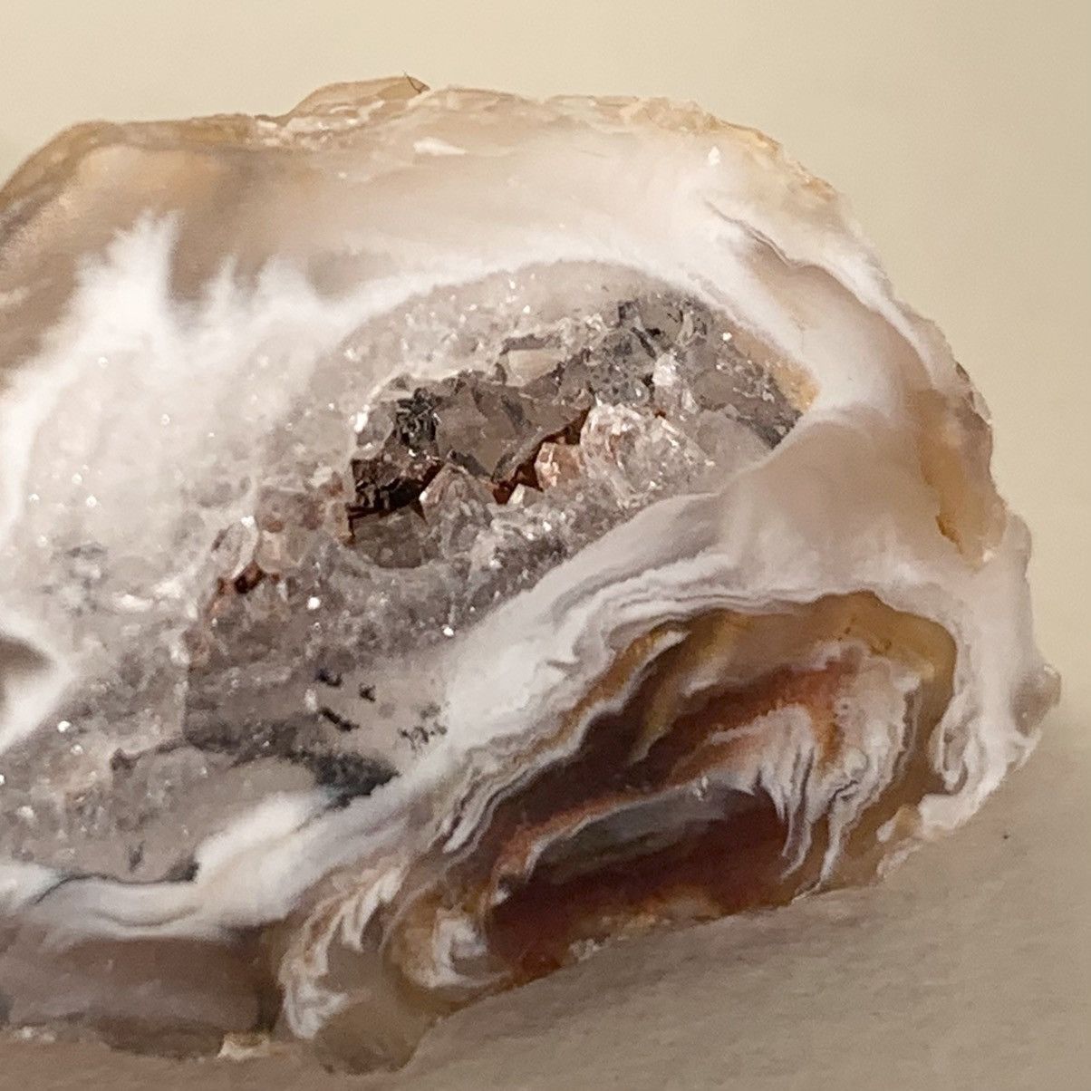 Other Agate Geode druzy crystal stone decor Accent Size ONE SIZE - 2 Thumbnail