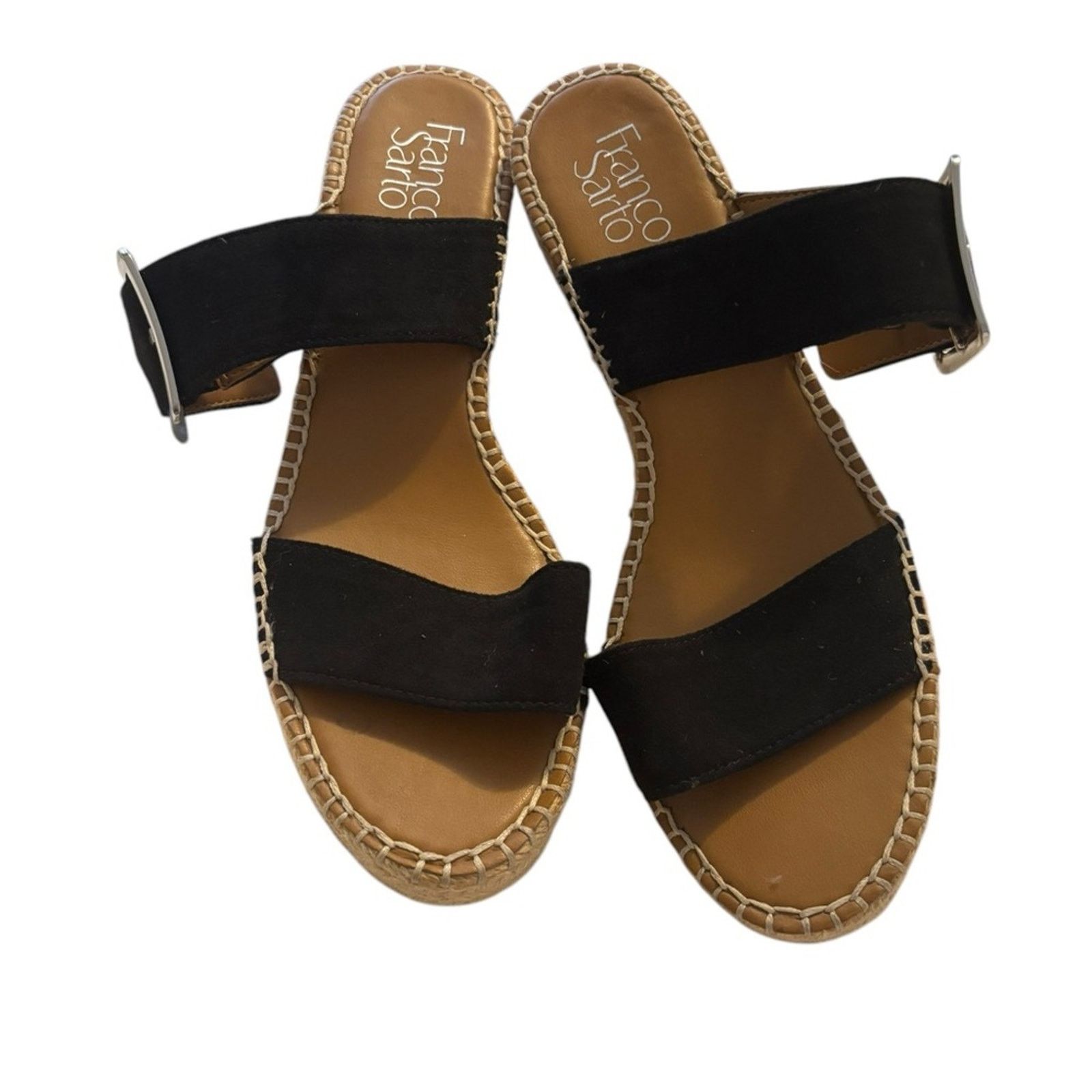 Franco Sarto Franco Sarto Buckle Espadrilles Sandals Size US 9.5 / IT 39.5 - 1 Thumbnail