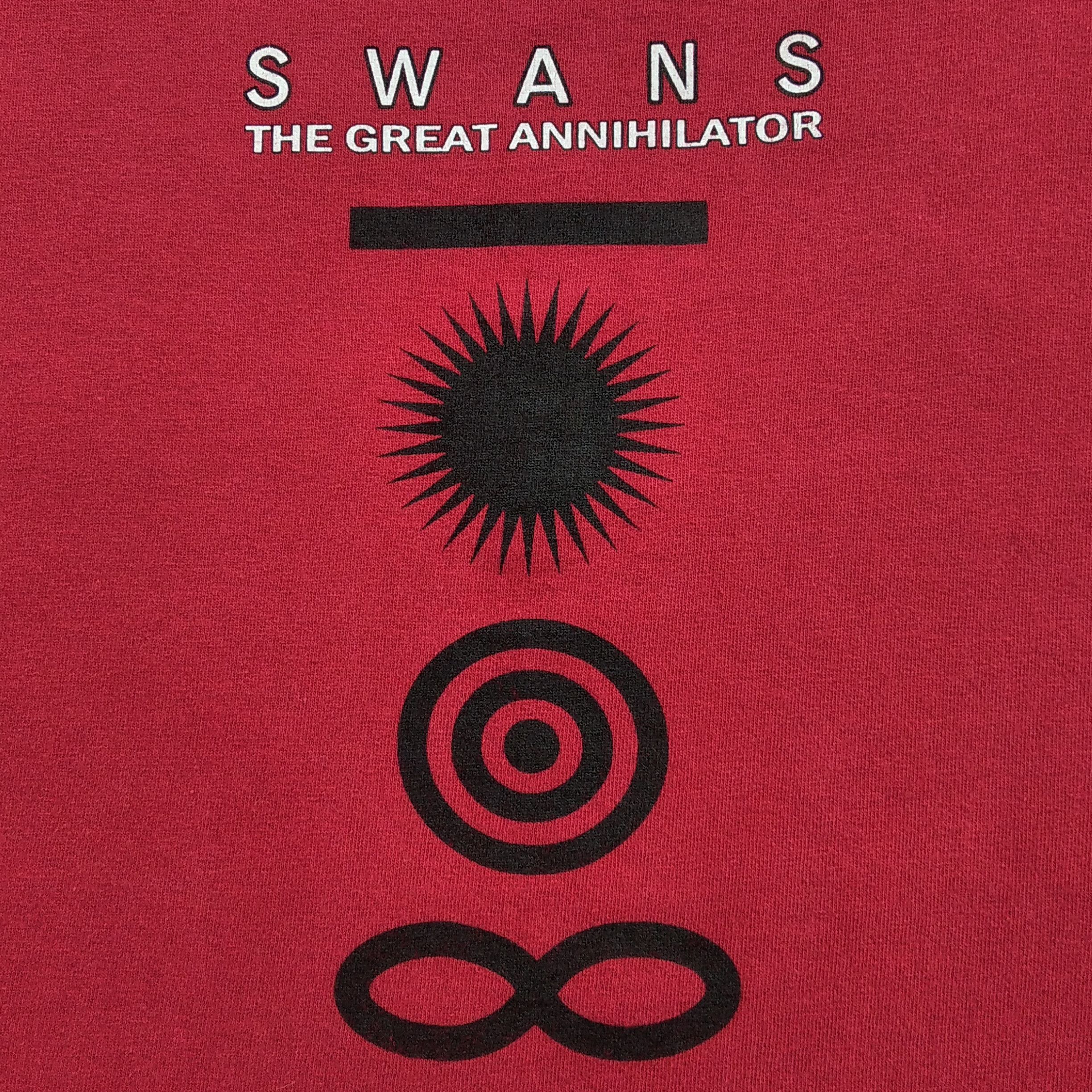 Band Tees Vintage 90's SWANS “The Great Annihilator” T-Shirt Size US XL / EU 56 / 4 - 3 Thumbnail