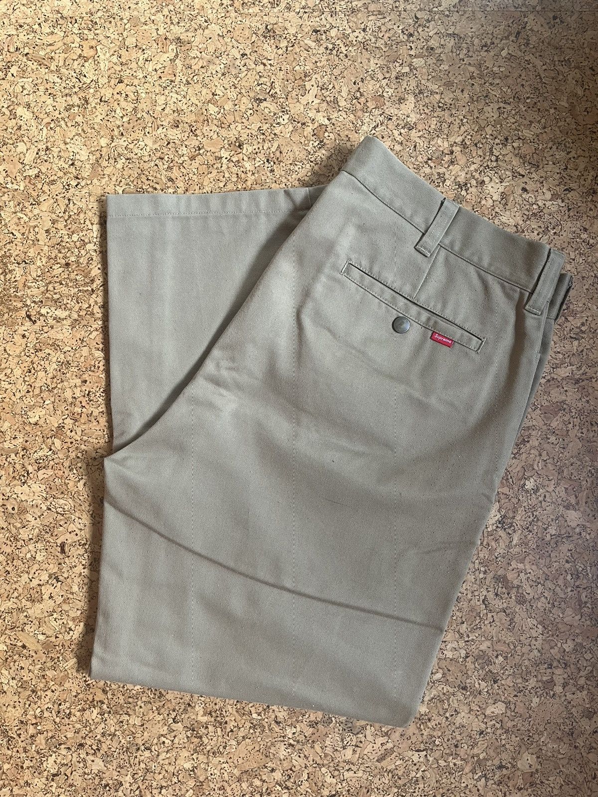 Supreme Vintage Supreme Work Pant Chino Size 36 | Grailed