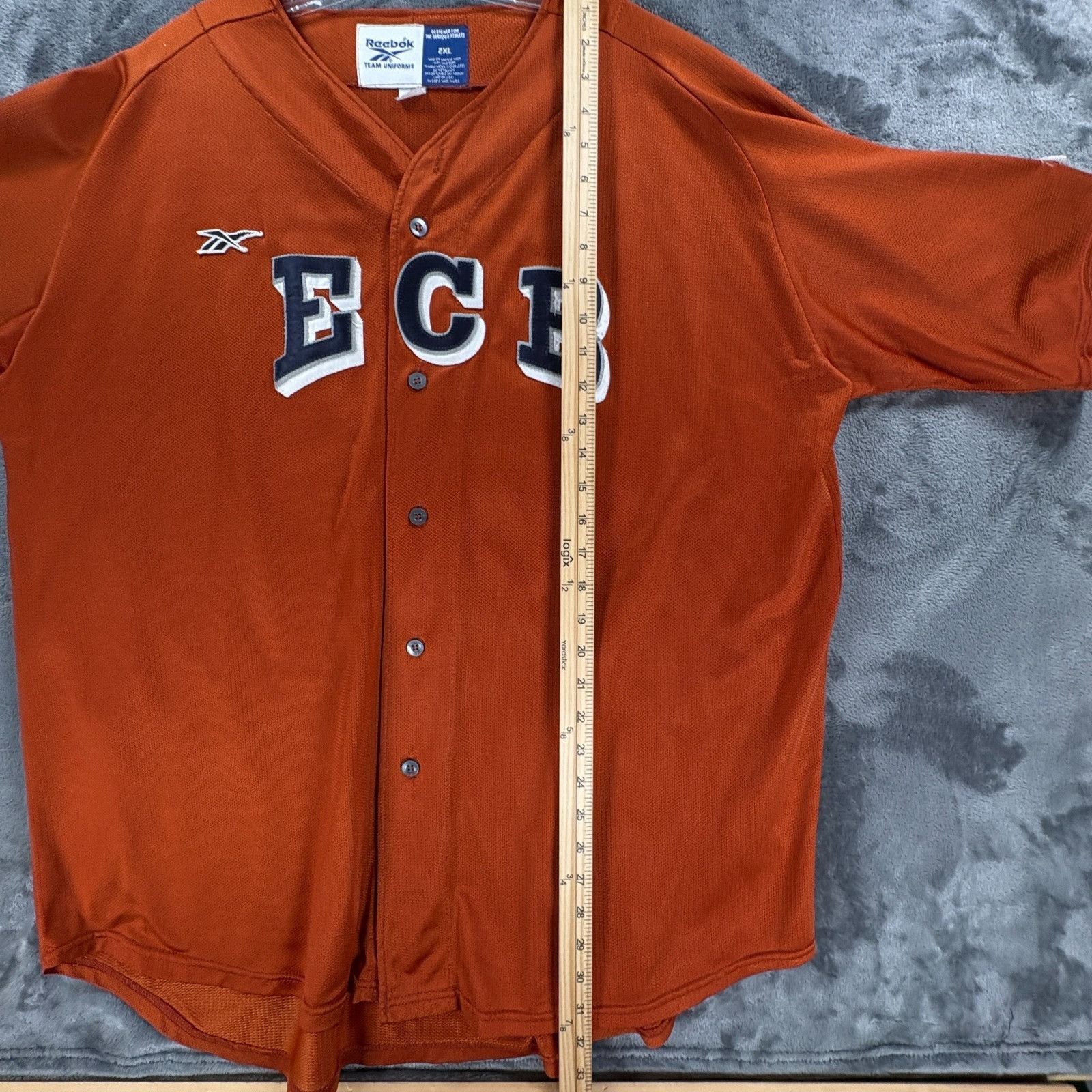 Reebok Reebok Baseball Jersey Men 2XL Vintage 90's Made in USA East Size US XXL / EU 58 / 5 - 8 Thumbnail