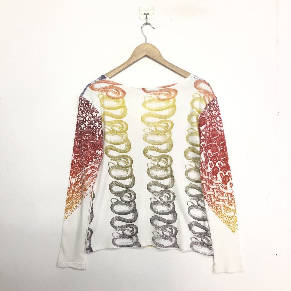 Hysteric Glamour HYSTERIC GLAMOUR FULLPRINT MOTIVE DESIGN LONG SLEEVE TEE Size ONE SIZE - 8 Thumbnail
