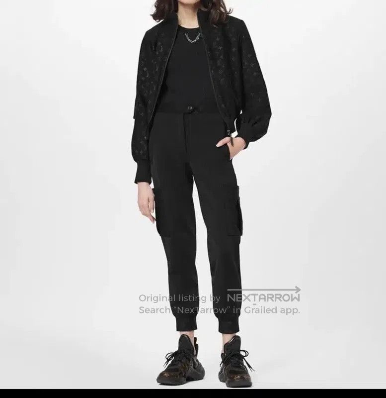Louis Vuitton Louis Vuitton Black Spring Autumn Casual Pants . Size 23" - 3 Thumbnail