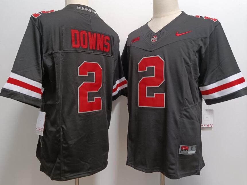 Men's Ohio State Buckeyes #2 Caleb Downs Jerseys