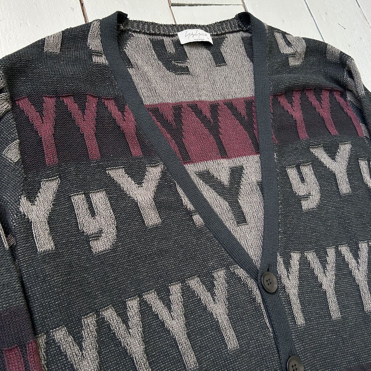 Yohji Yamamoto SS22 Pour Homme All Over Ys Cardigan Size US M / EU 48-50 / 2 - 2 Thumbnail