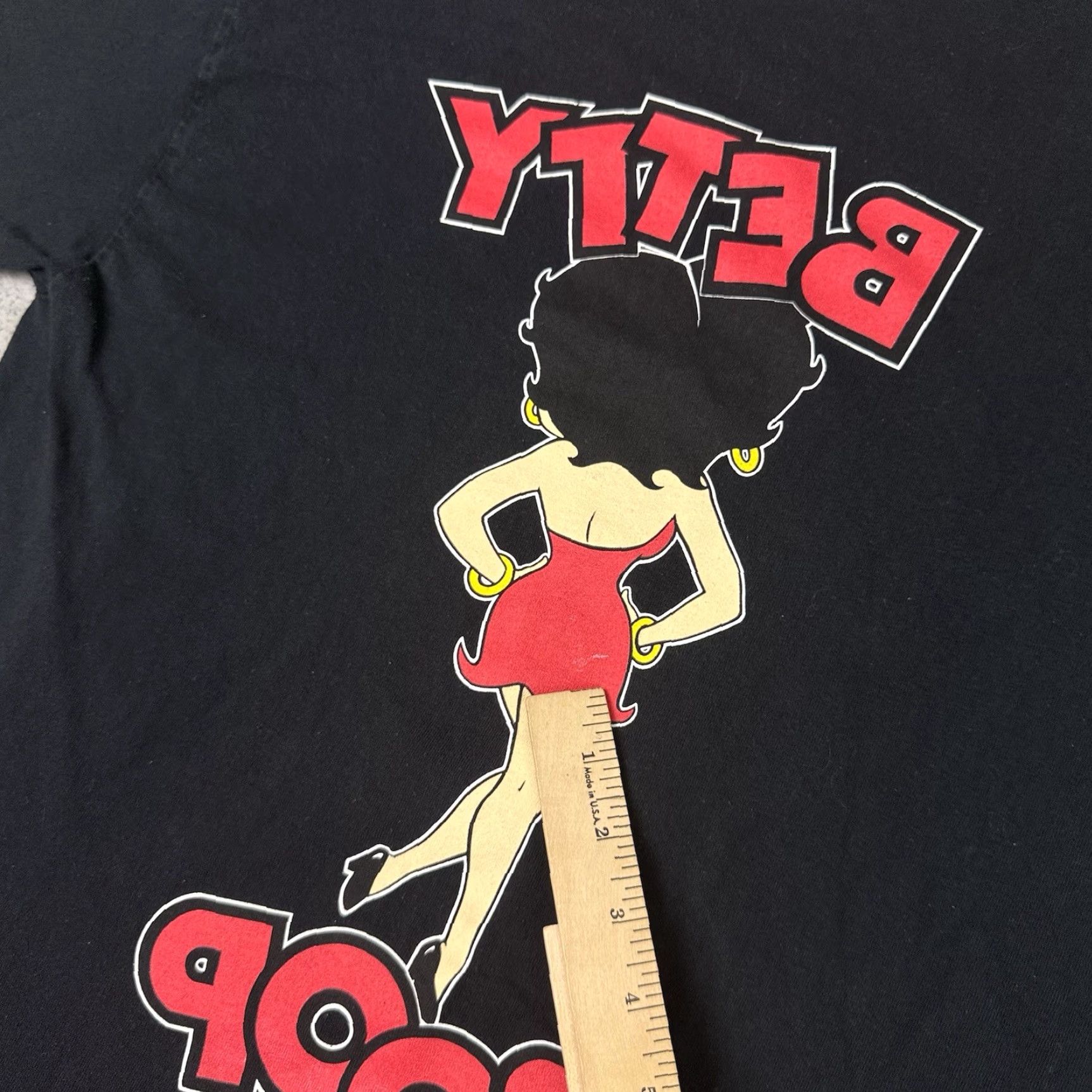 Doublet VINTAGE Betty Boop T Shirt Mens M Black Double Sided Graphic 1996 Rare Tee Size US M / EU 48-50 / 2 - 6 Thumbnail