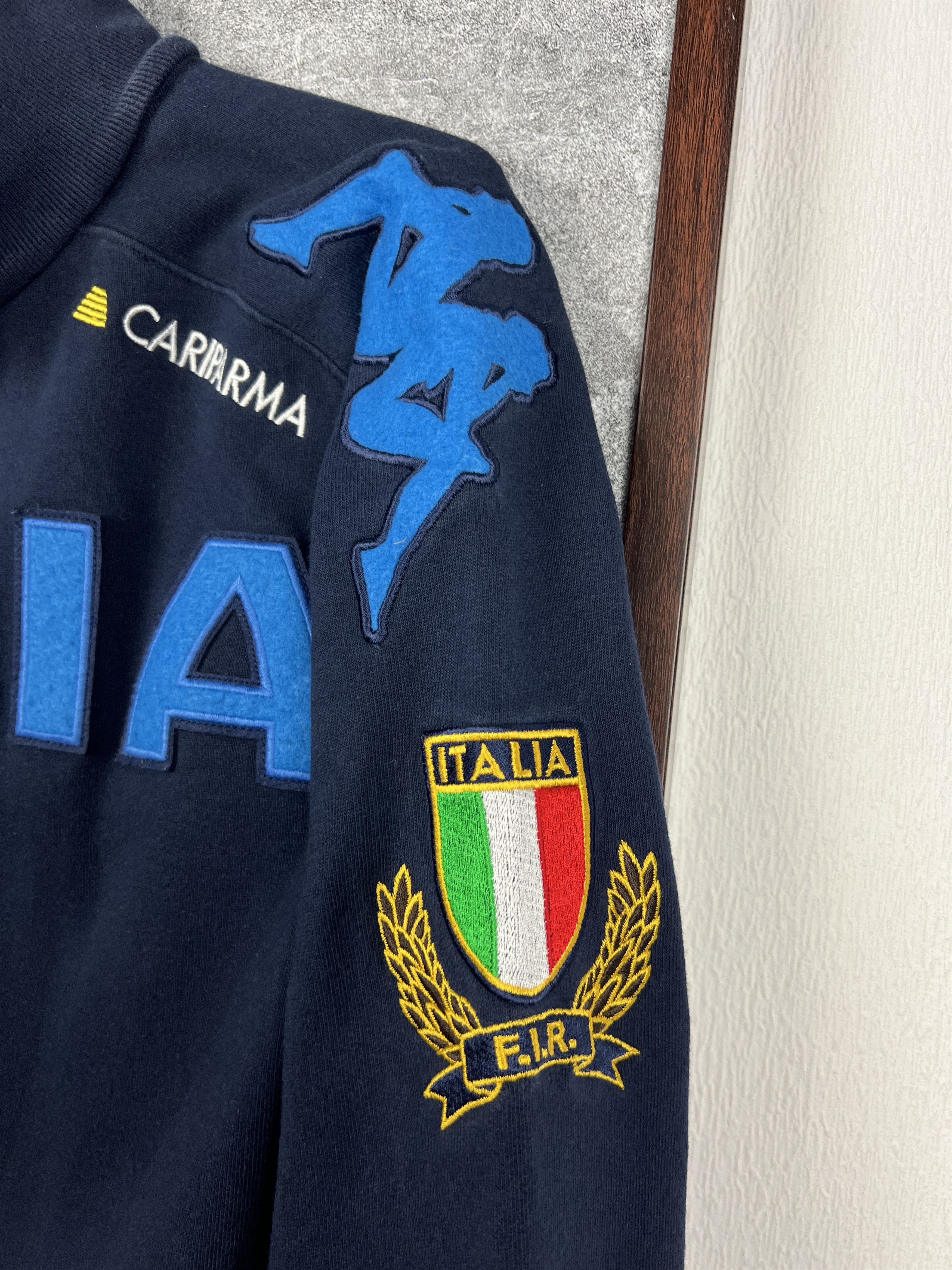 Kappa Vintage Italy Rugby Union Jacket Track Top National Rare Size US M / EU 48-50 / 2 - 4 Thumbnail