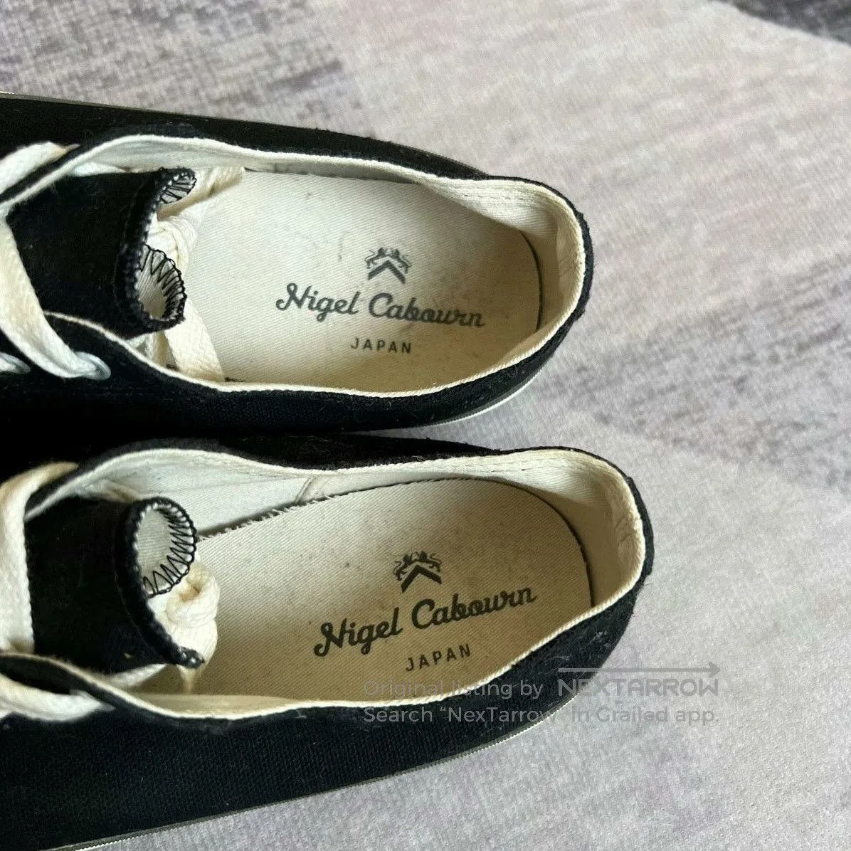 Nigel Cabourn Nigel Cabourn Retro Black Canvas Shoes. Size US 11 / EU 44 - 4 Thumbnail
