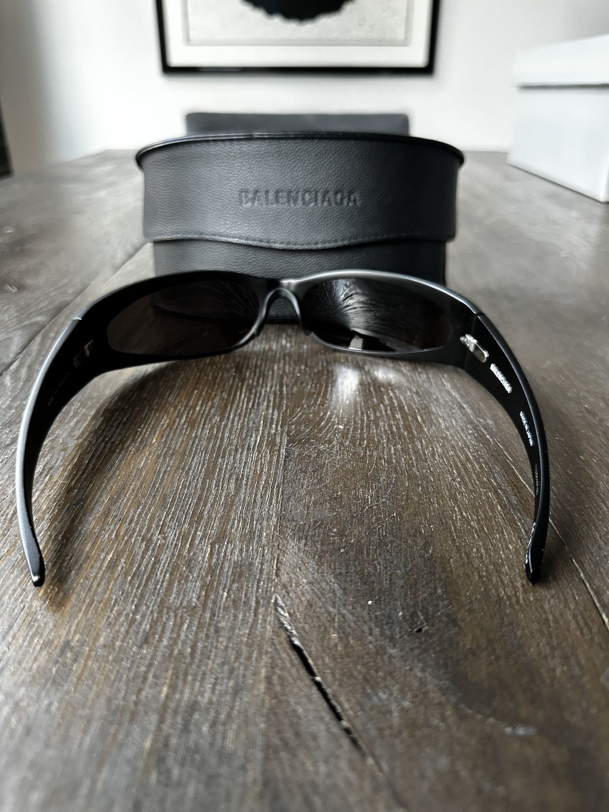 Balenciaga Balenciaga reverse xpander 2.0 rectangle sunglasses Size ONE SIZE - 7 Thumbnail