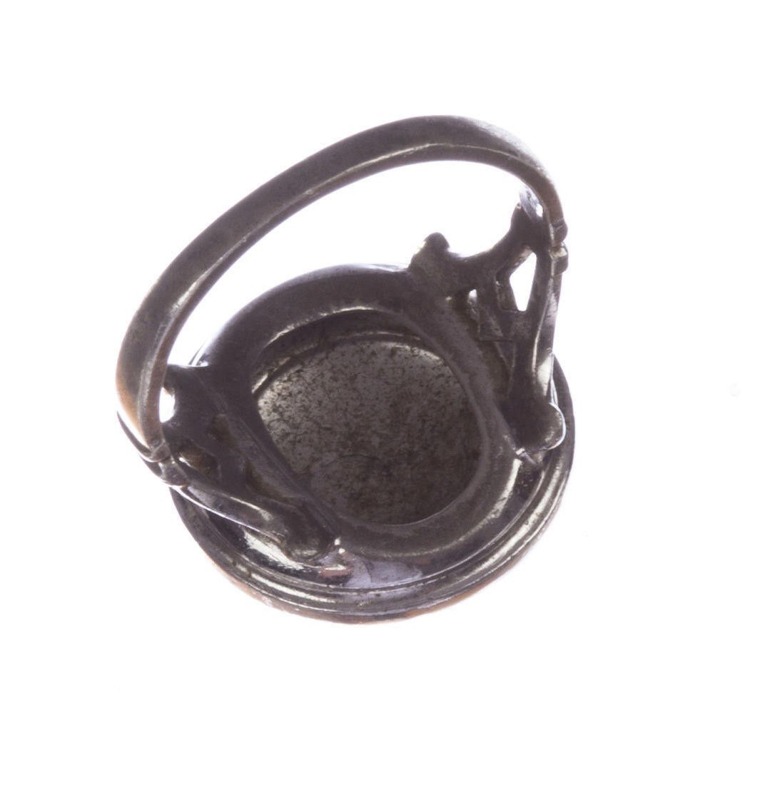 Sterling Silver Art Deco Sterling Silver and Marcasite Circular Ring Size ONE SIZE - 5 Thumbnail