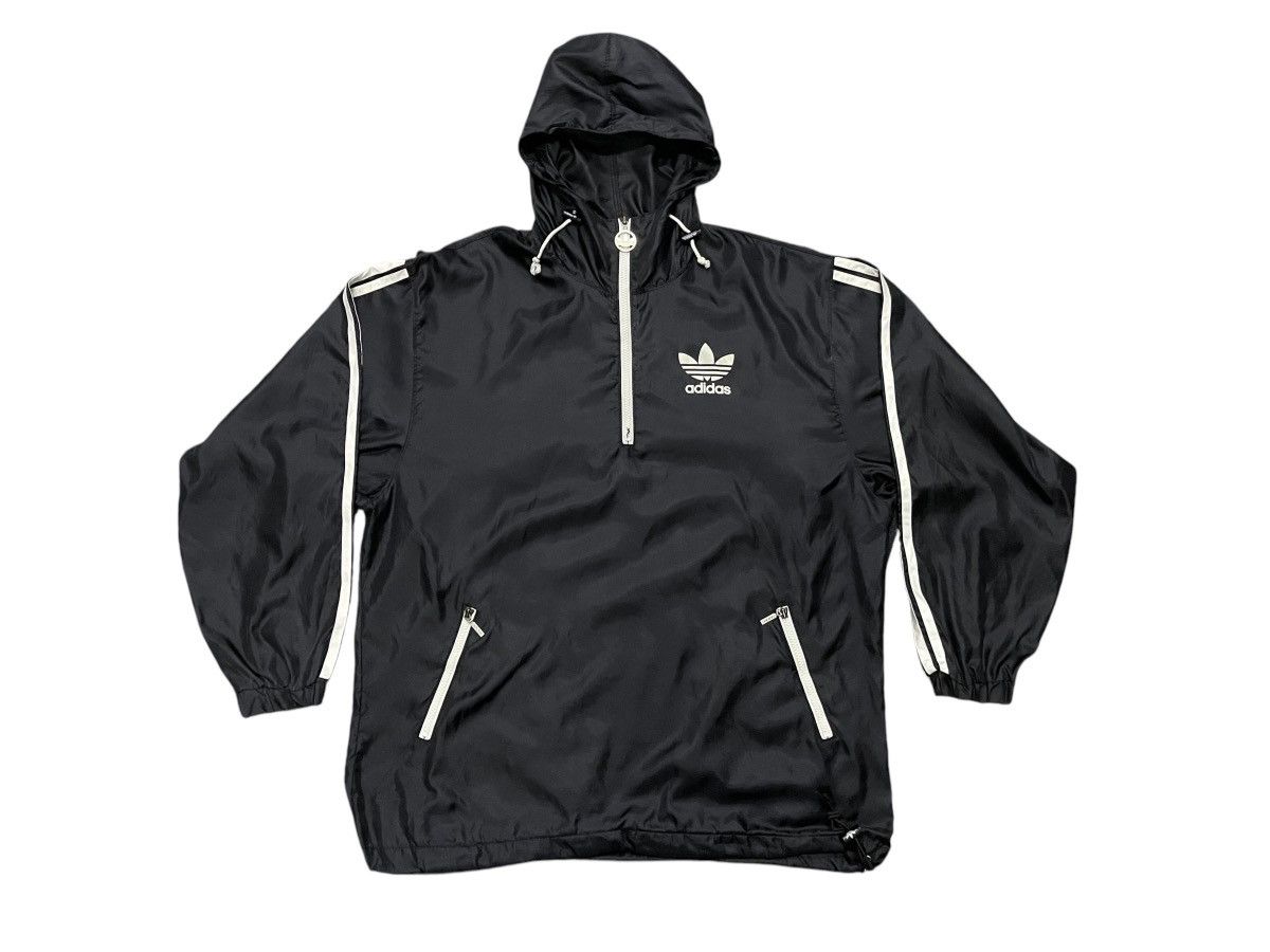 Adidas 90s ADIDAS HALF ZIPPER LIGHT JACKET HOODIE BIG LOGO Size US XL / EU 56 / 4 - 2 Thumbnail