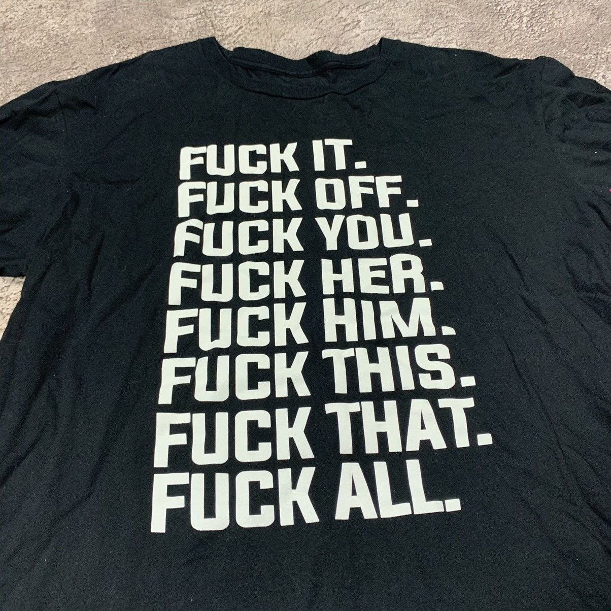 Vintage Vintage Y2K Graphic Tee Slogan Print Streetwear Punk Slim L Size US L / EU 52-54 / 3 - 4 Thumbnail
