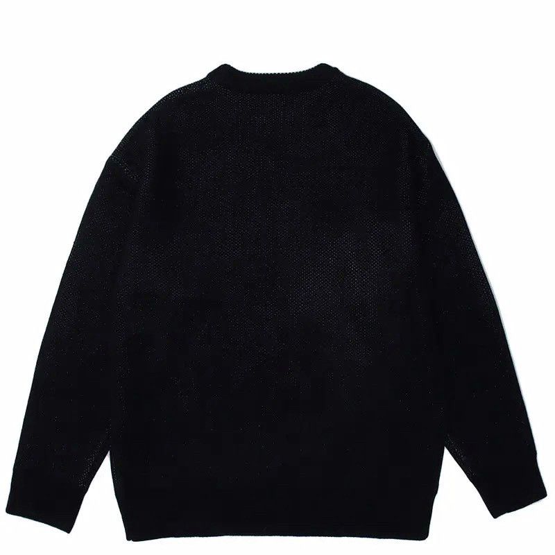 Japanese Brand × Vintage Knitted Sweater Grunge Cartoon Anime Pullover harajuku style Size US L / EU 52-54 / 3 - 2 Thumbnail