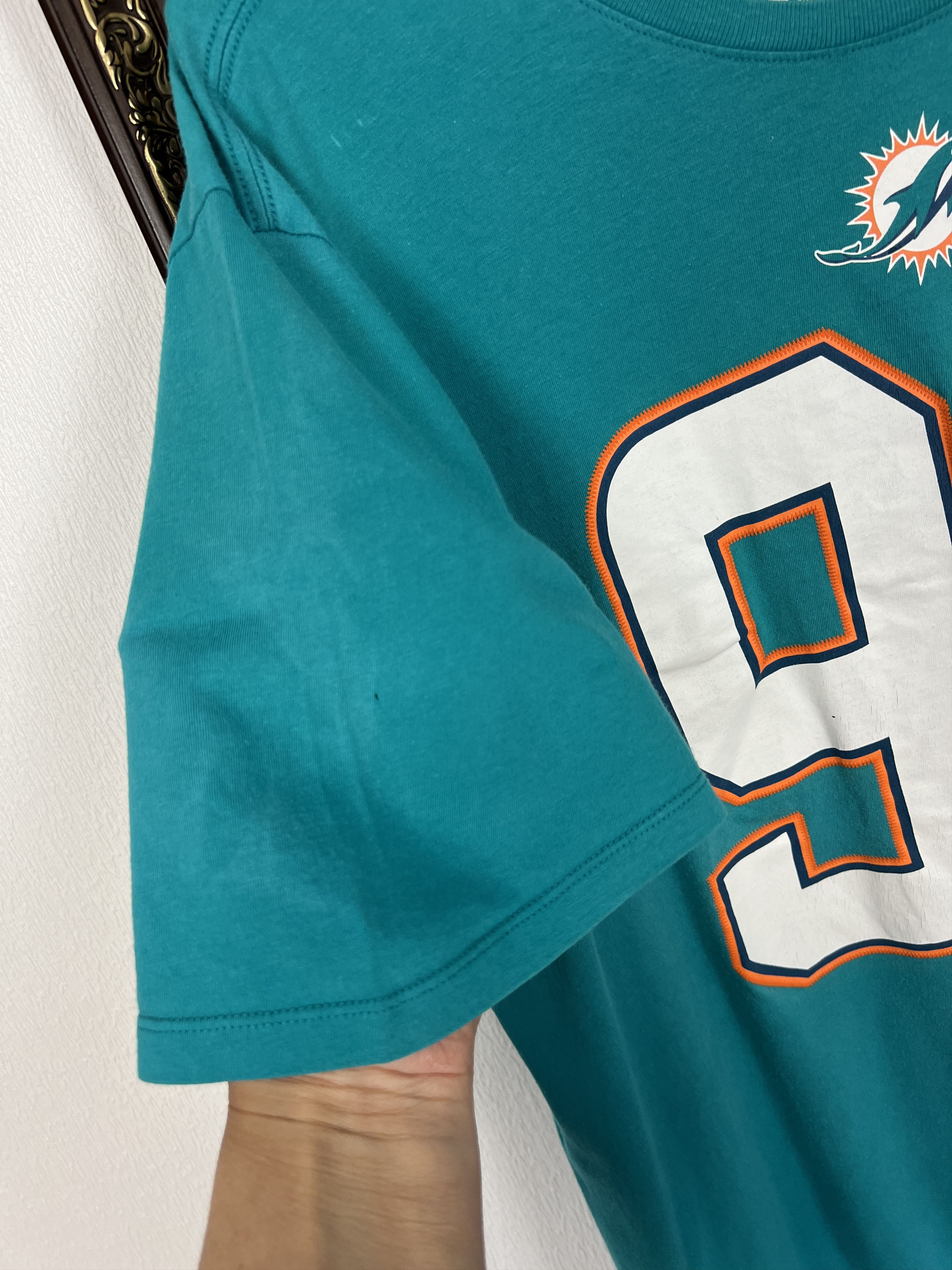 Nike Nike Regular Fit Miami Dolphins NFL SUH Shirt Football Size US XL / EU 56 / 4 - 7 Thumbnail