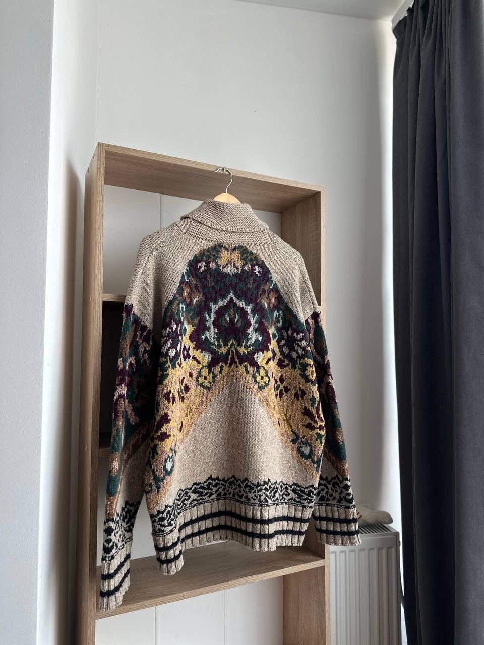 Etro × Vintage Vintage ETRO Jacquard Knit Floral Sweater Fashion Week 2019 Size M / US 6-8 / IT 42-44 - 18 Thumbnail