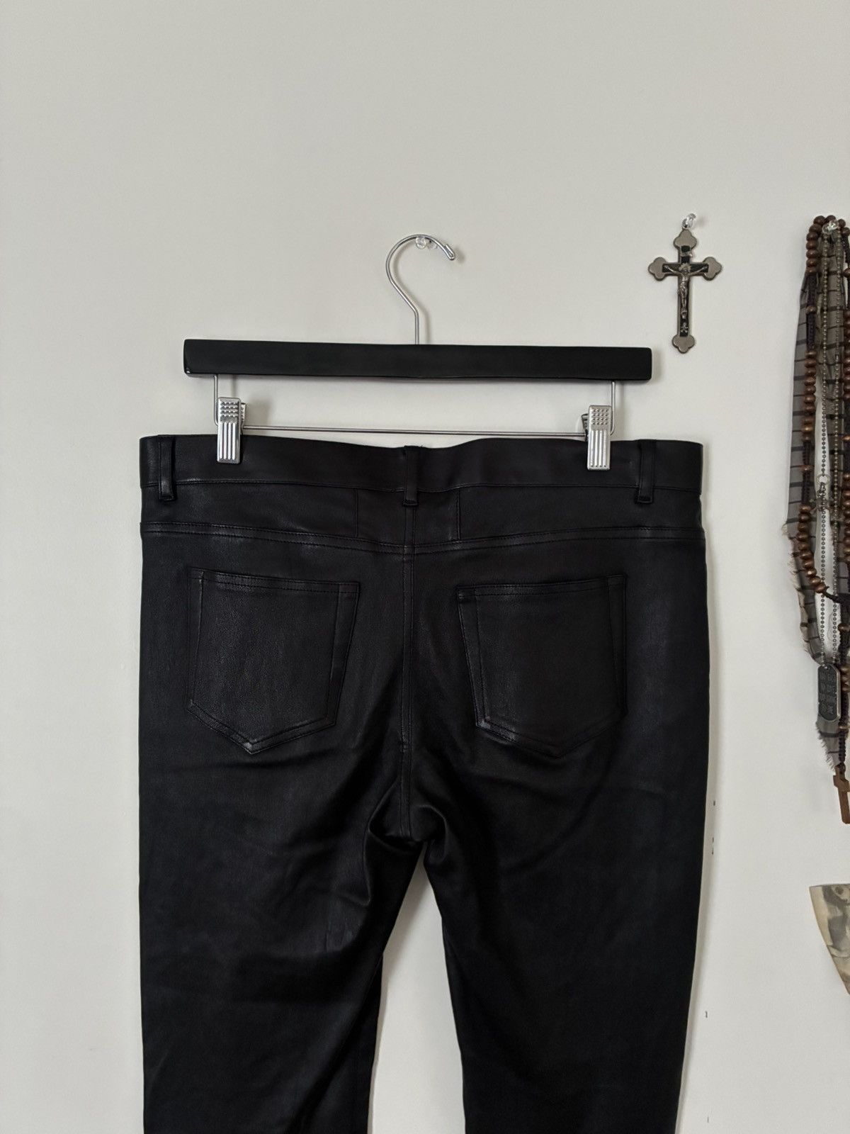 Saint Laurent Paris Saint Laurent Paris SS13 Leather Pants Size US 34 / EU 50 - 7 Thumbnail