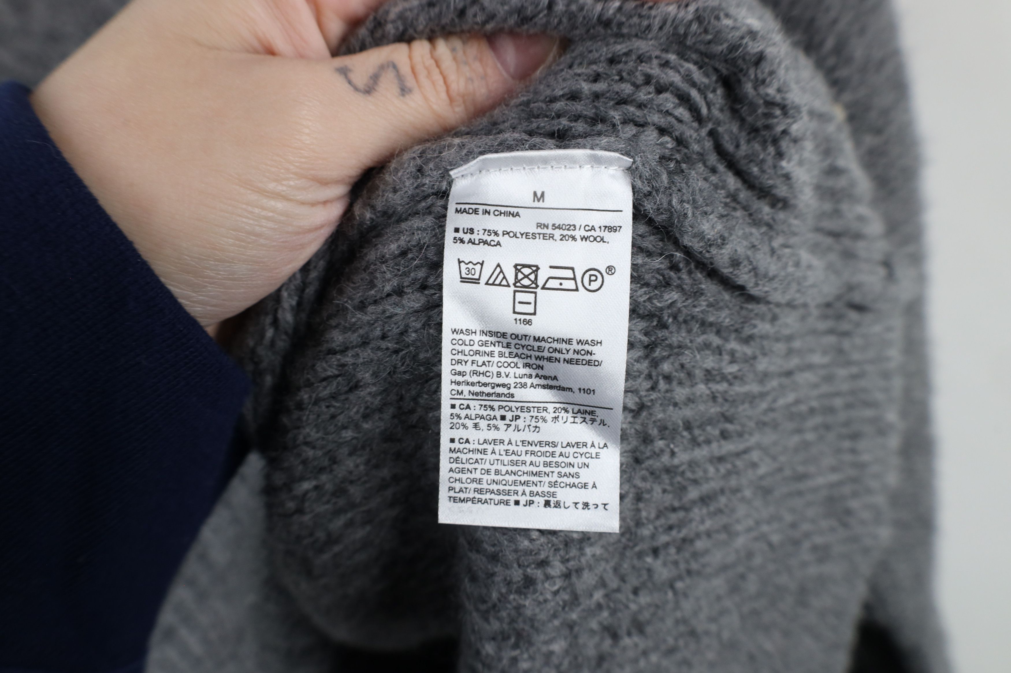 Banana Republic × Vintage Vintage Banana Republic Wool Blend Knit Turtleneck Sweater Size M / US 6-8 / IT 42-44 - 5 Thumbnail