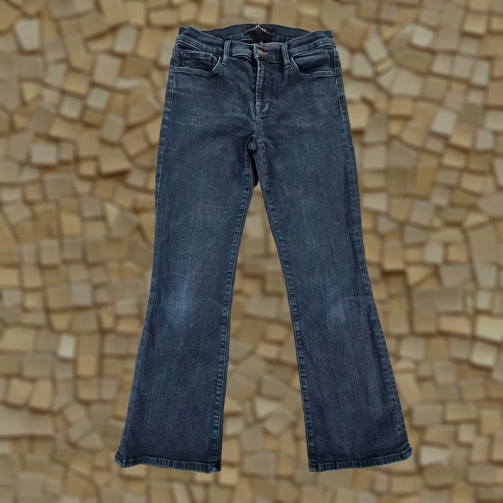 J Brand J Brand Jeans Bootcut Womens Denim Blue W27 L25 Selena Bootcut Stretch Denim Regular Rise Mid 9.5" Zip Fly Pockets 5-Pocket Size 42" / US 20 - 1 Thumbnail
