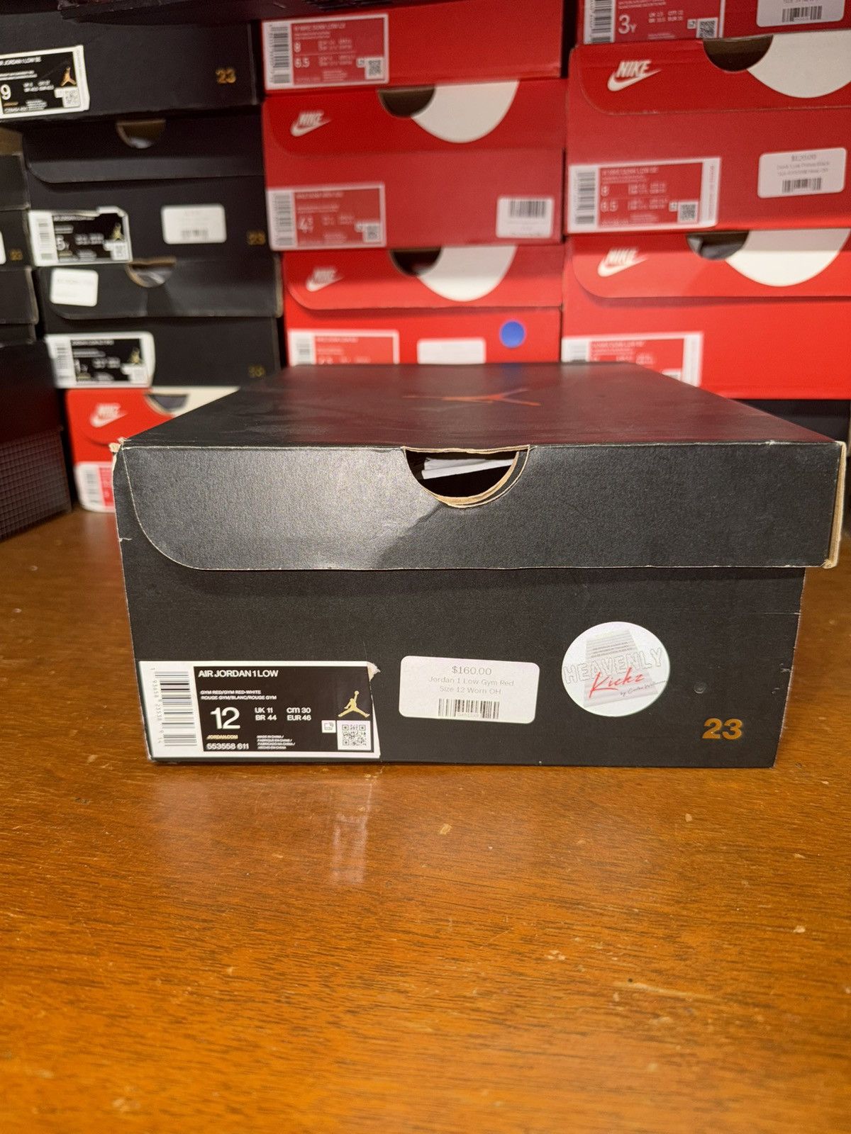 Nike Air Jordan 1 Low Gym Red size 12 Size US 12 / EU 45 - 11 Thumbnail