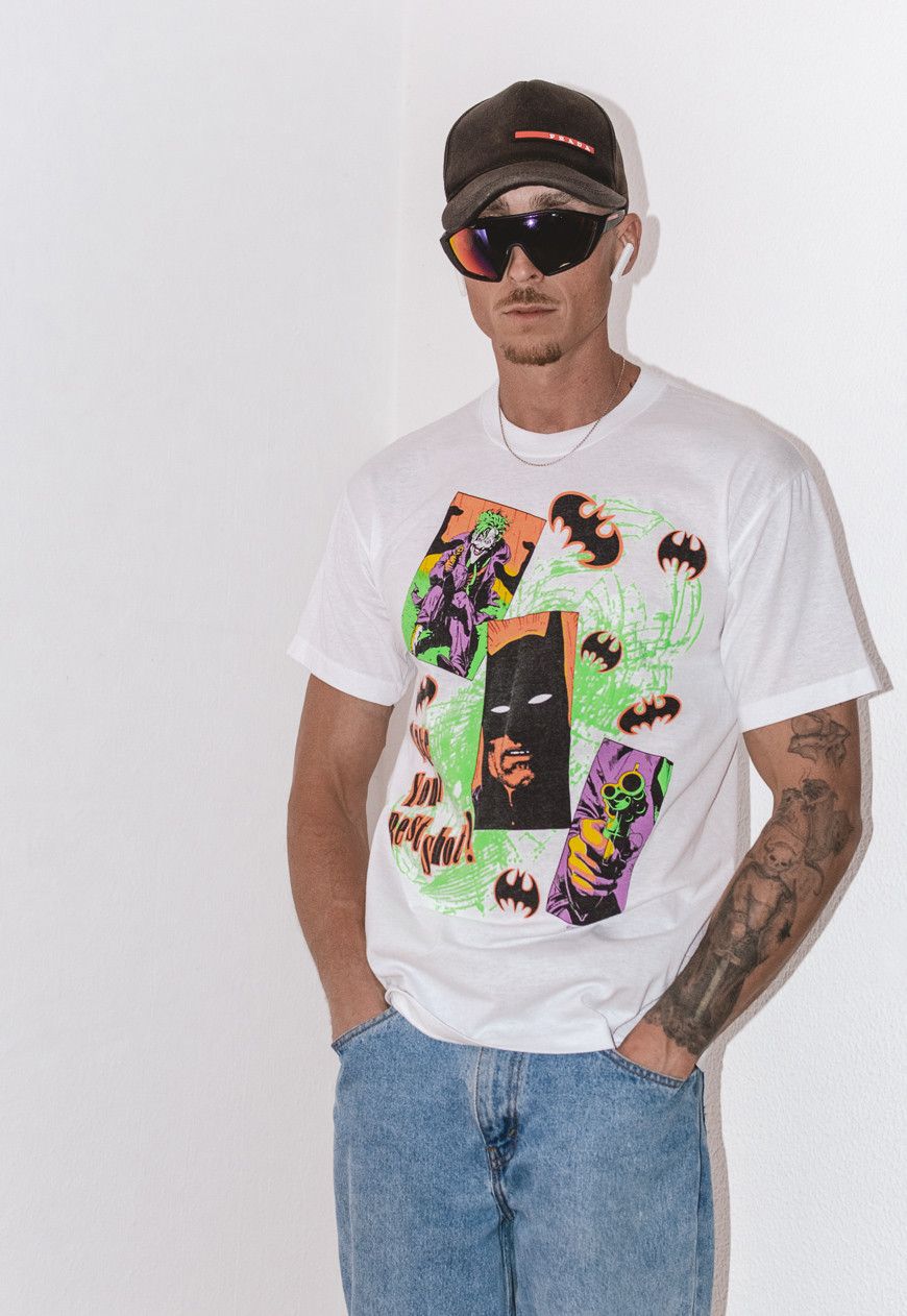 DC Comics Dc Comics Collector Vintage 80s Batman Tee - Cartoon Merch Size US M / EU 48-50 / 2 - 4 Thumbnail