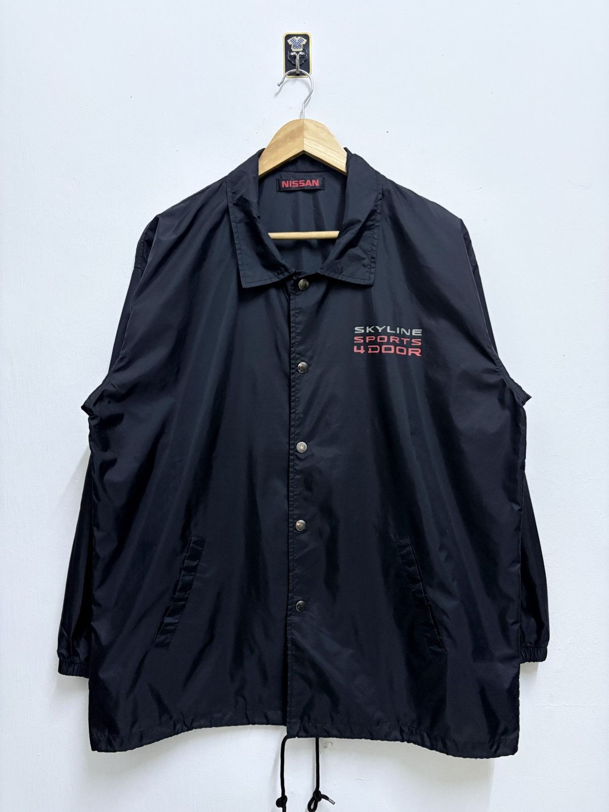 Vintage 2000's Nissan - Skyline Sports 4 Door Coach Jacket Size US XL / EU 56 / 4 - 2 Thumbnail