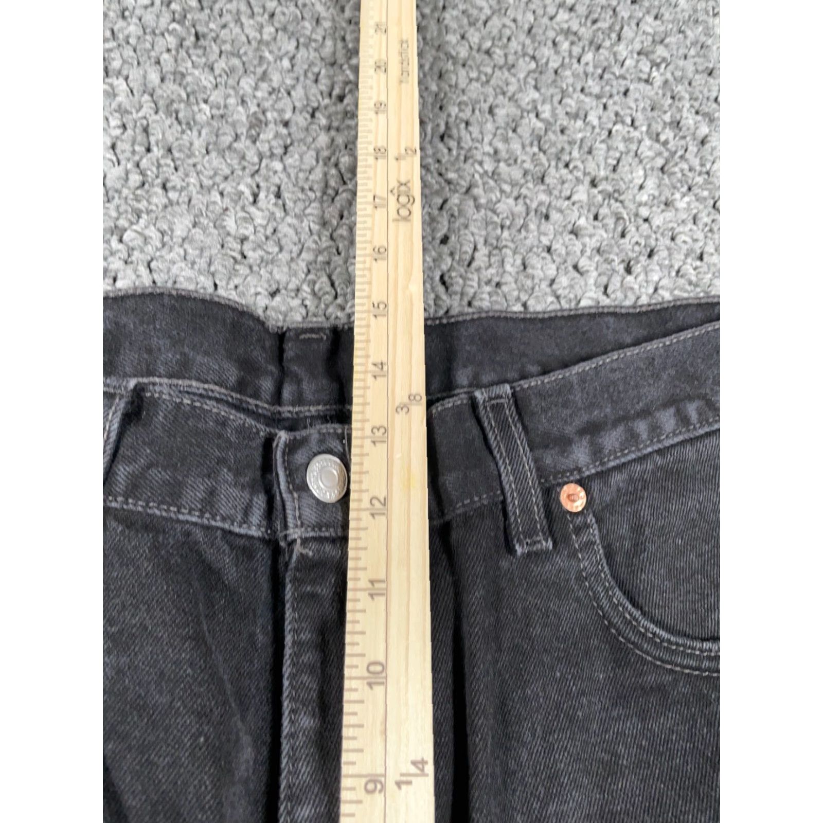 Levi's VTG Levi's 550 Jeans Tapered Leg 38 x 29 Black Levi's 40 Regular Men USA 5-Pocket Denim Cotton Relaxed Fit Vintage 80s 90s Grunge Retro Size US 40 / EU 56 - 7 Thumbnail