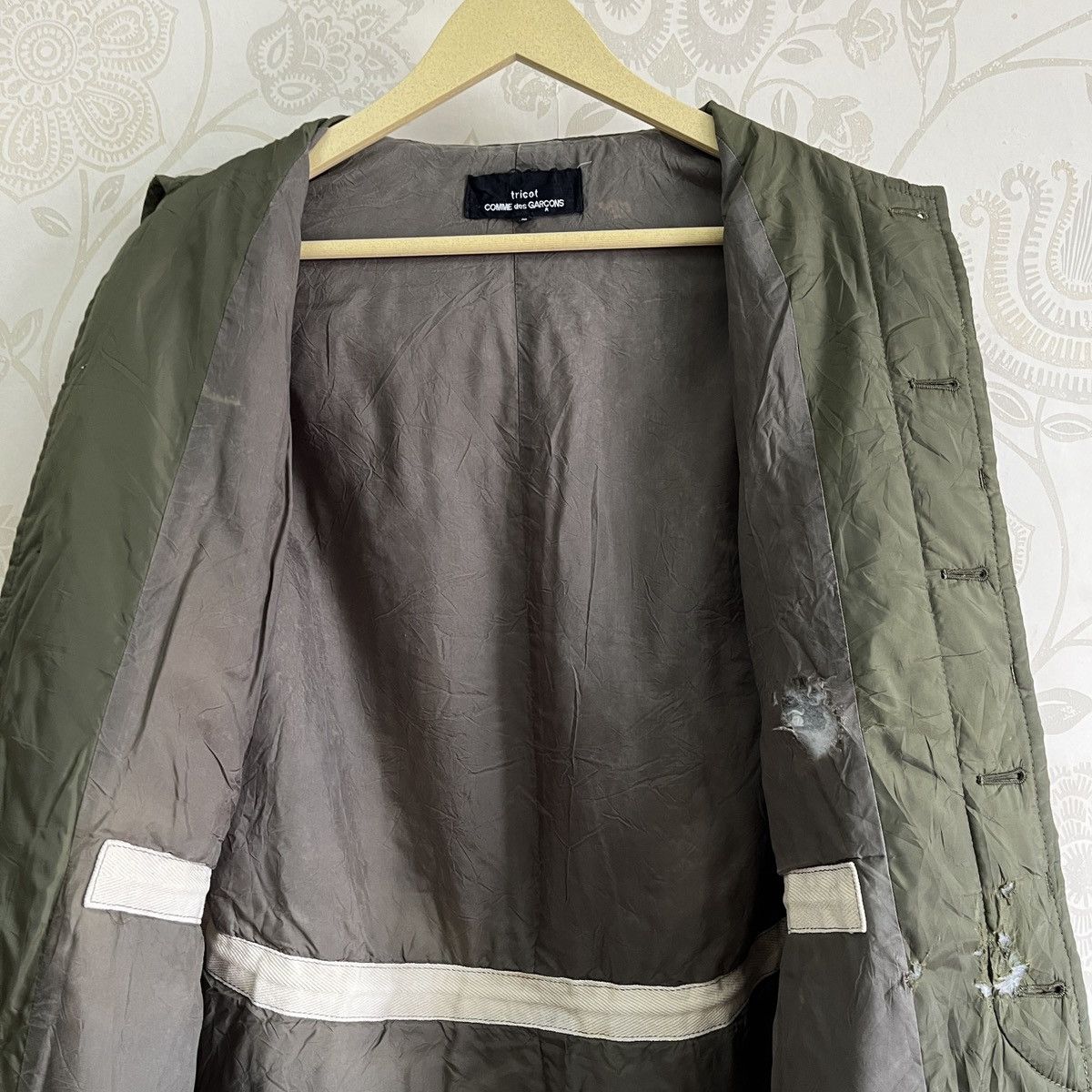 Comme des Garcons × Rei Kawakubo × Tricot Comme des Garcons Distressed Comme Des Garcons Rei Kawakubo Long Coat Size US S / EU 44-46 / 1 - 14 Thumbnail