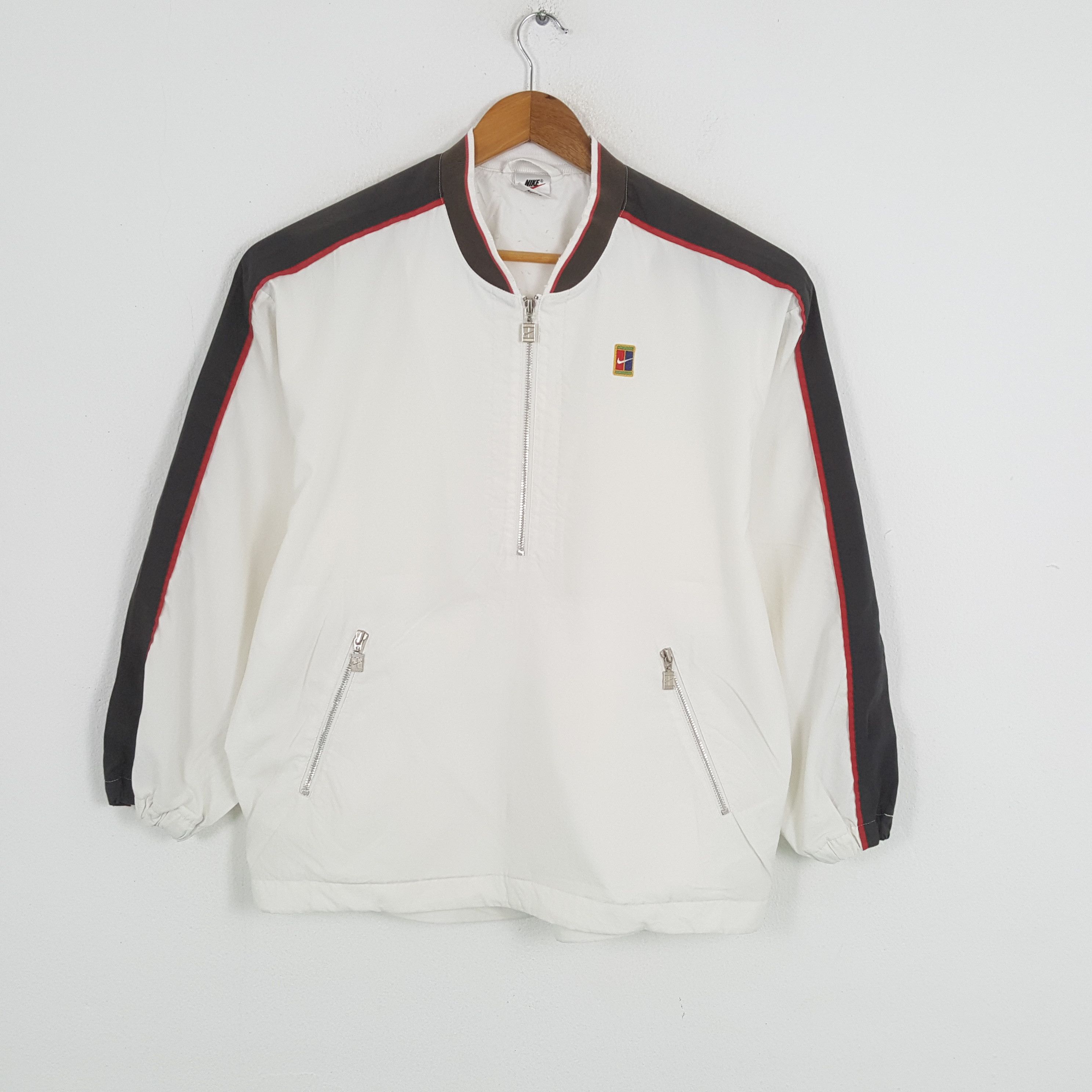 Nike × Vintage Vintage NIKE Court Tennis Sportswear Windbreaker Jacket Size US L / EU 52-54 / 3 - 1 Thumbnail