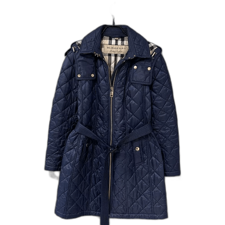 Burberry Black Quilted Burberry Puffer Jacket Size M / US 6-8 / IT 42-44 - 1 Thumbnail