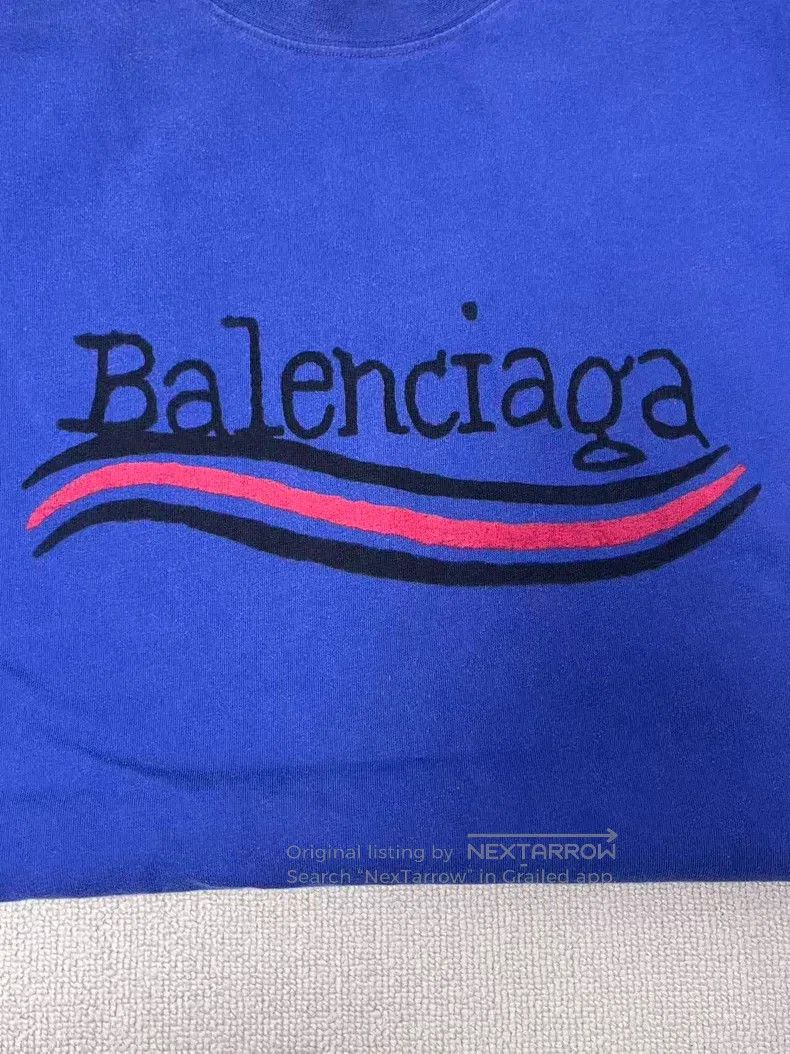 Balenciaga Balenciaga Letter Logo Printed Crewneck Short Sleeve Size US S / EU 44-46 / 1 - 3 Thumbnail
