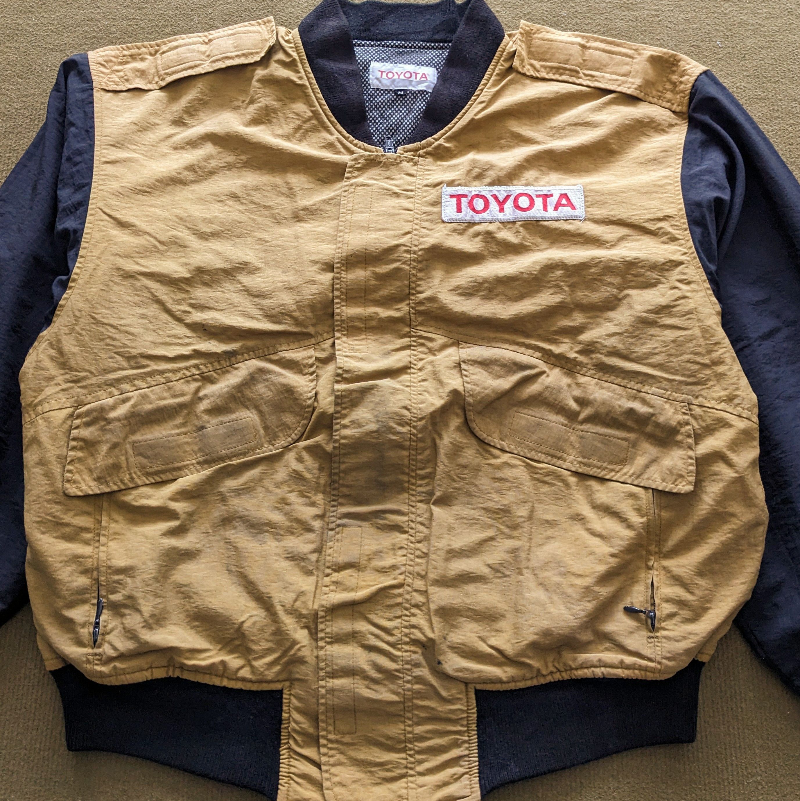 Other Vintage TOYOTA Motorsports Racing Bomber Jacket Size US L / EU 52-54 / 3 - 3 Thumbnail