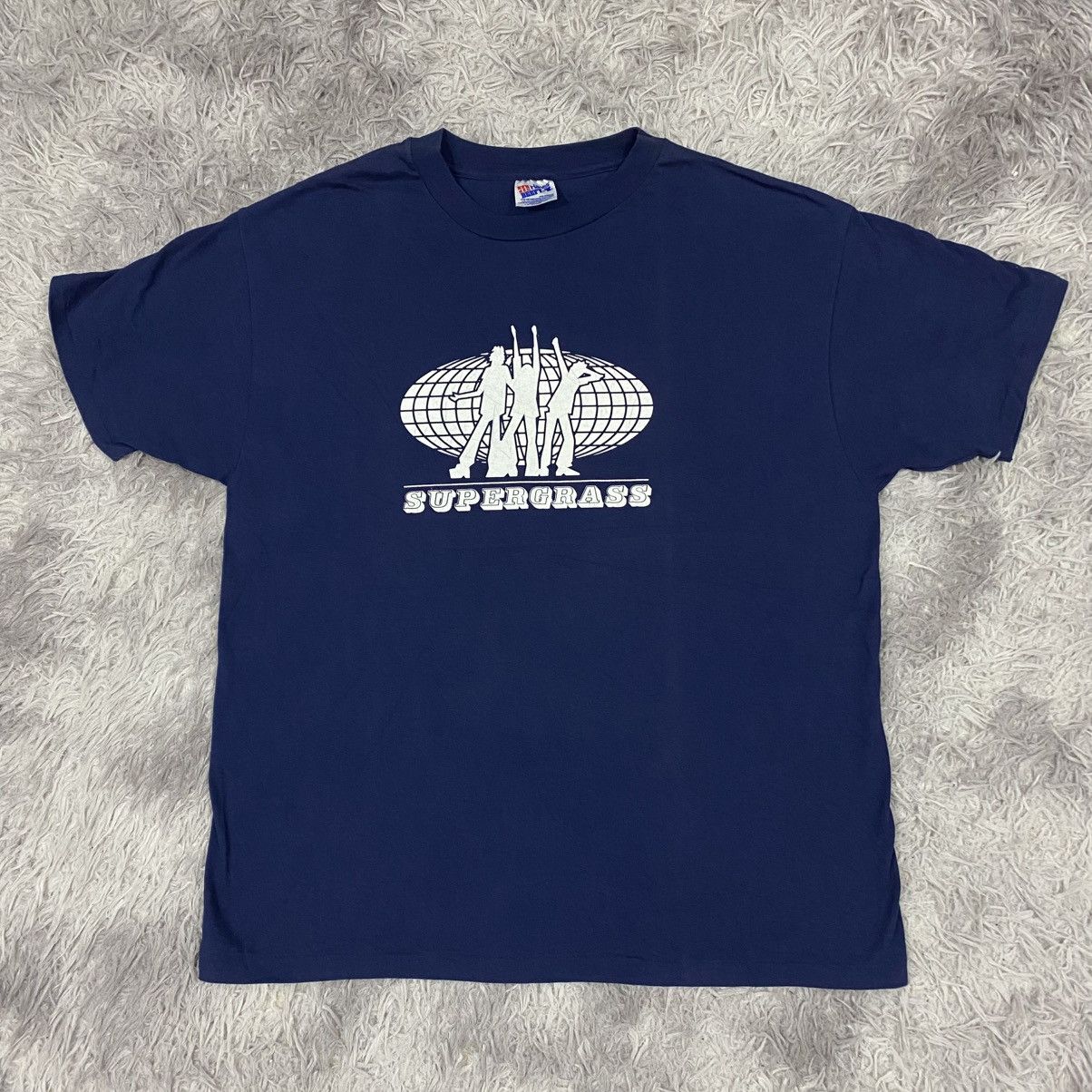 Band Tees × Hanes × Vintage Vintage britpop band supergrass Size US XL / EU 56 / 4 - 1 Thumbnail