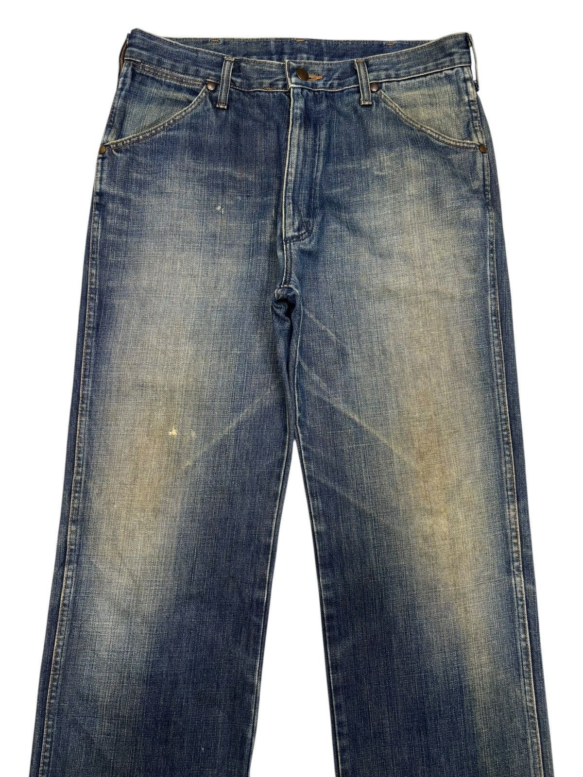 If Six Was Nine VINTAGE WRANGLER BAGGY JEANS MUD WASH LOOSE DENIM Size US 34 / EU 50 - 5 Thumbnail