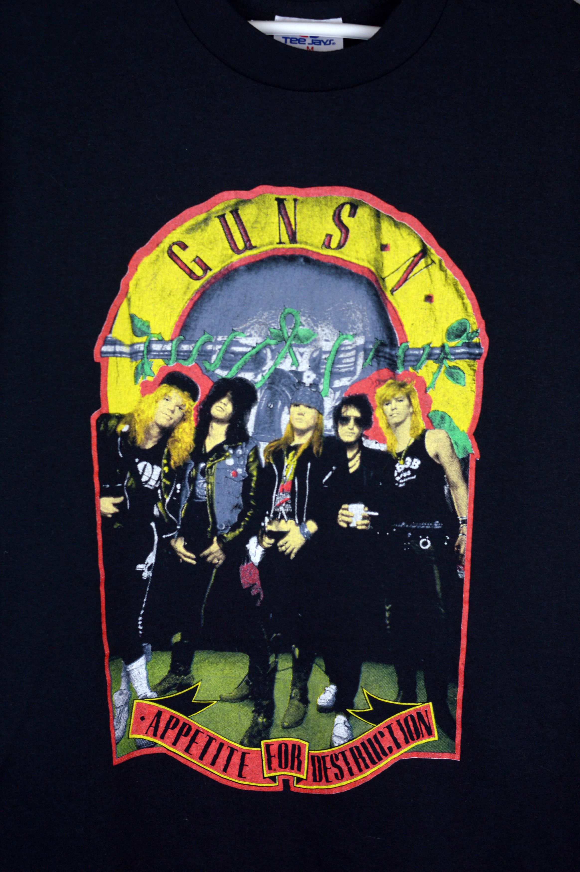 Vintage Vintage Guns n Roses Welcome To The Jungle 80s t shirt Size US M / EU 48-50 / 2 - 3 Thumbnail