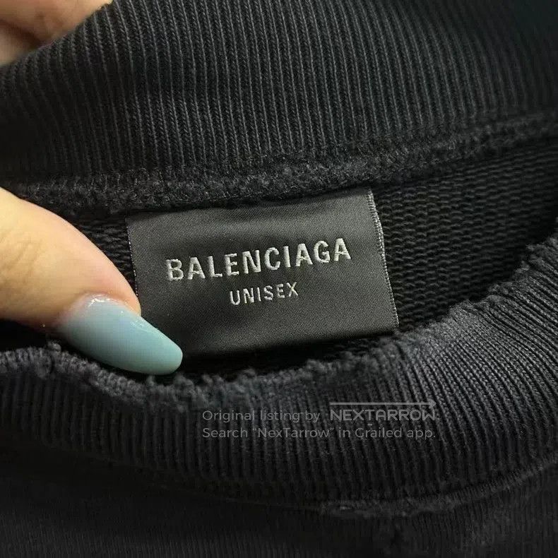 Balenciaga Balenciaga 2024 Black Logo Sweatshirt. Size US L / EU 52-54 / 3 - 3 Thumbnail