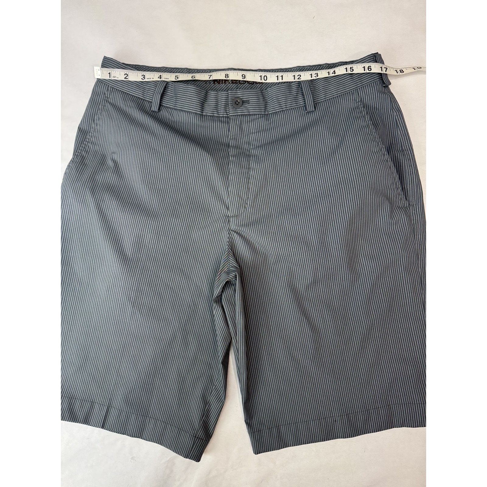 Nike Nike Golf Performance Shorts Men Gray Striped 11" 34 Size US 34 / EU 50 - 3 Thumbnail