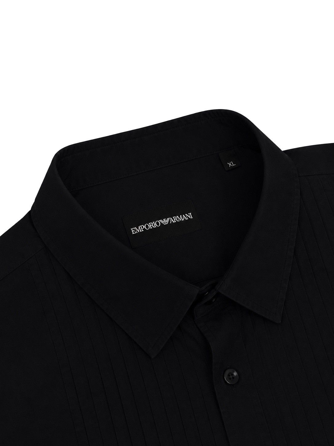 Emporio Armani Emporio Armani Made In Tunisia Vintage Pleated Shirt Size US L / EU 52-54 / 3 - 6 Thumbnail