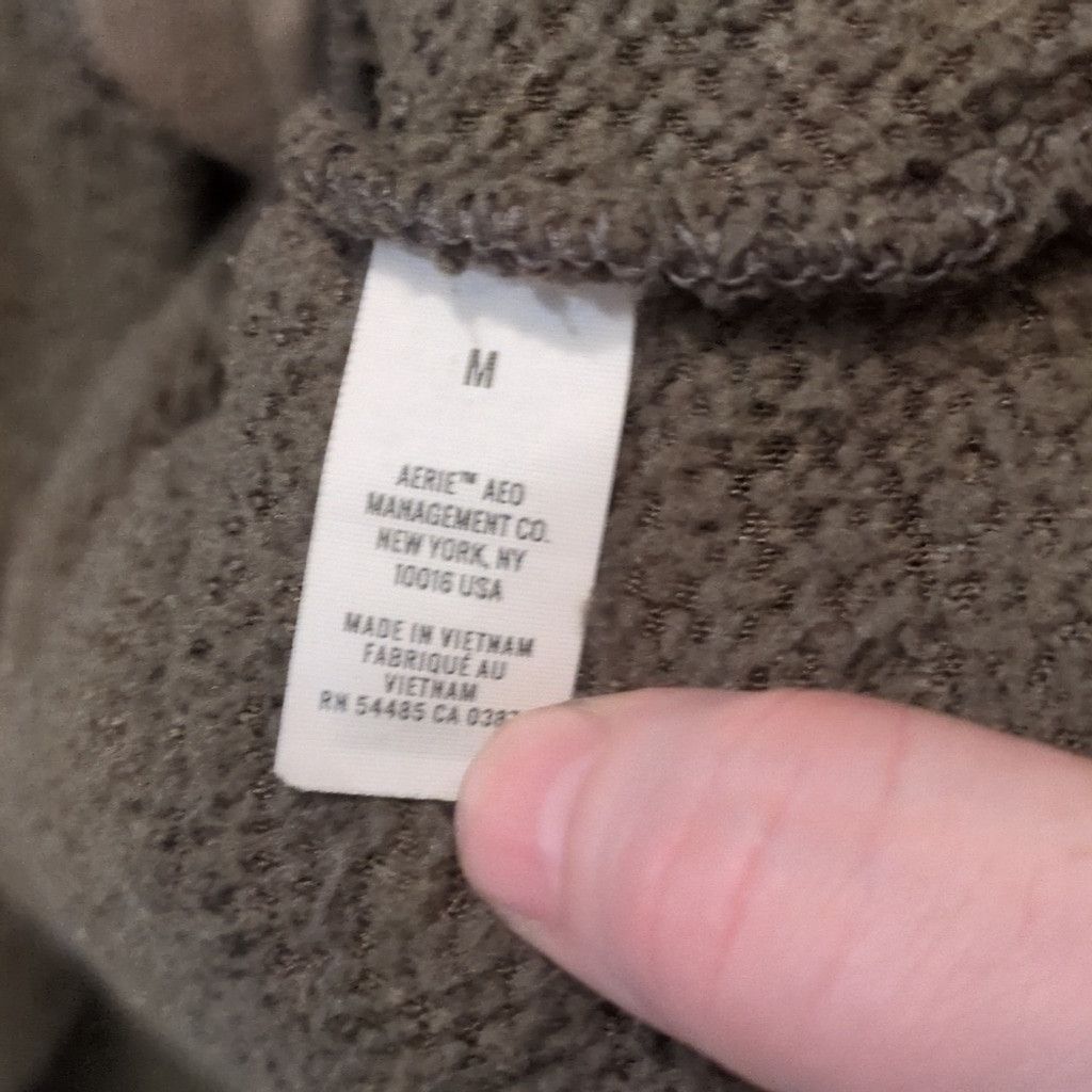 Other Aerie Green Oversized Sherpa Pullover Size Medium Size M / US 6-8 / IT 42-44 - 3 Thumbnail