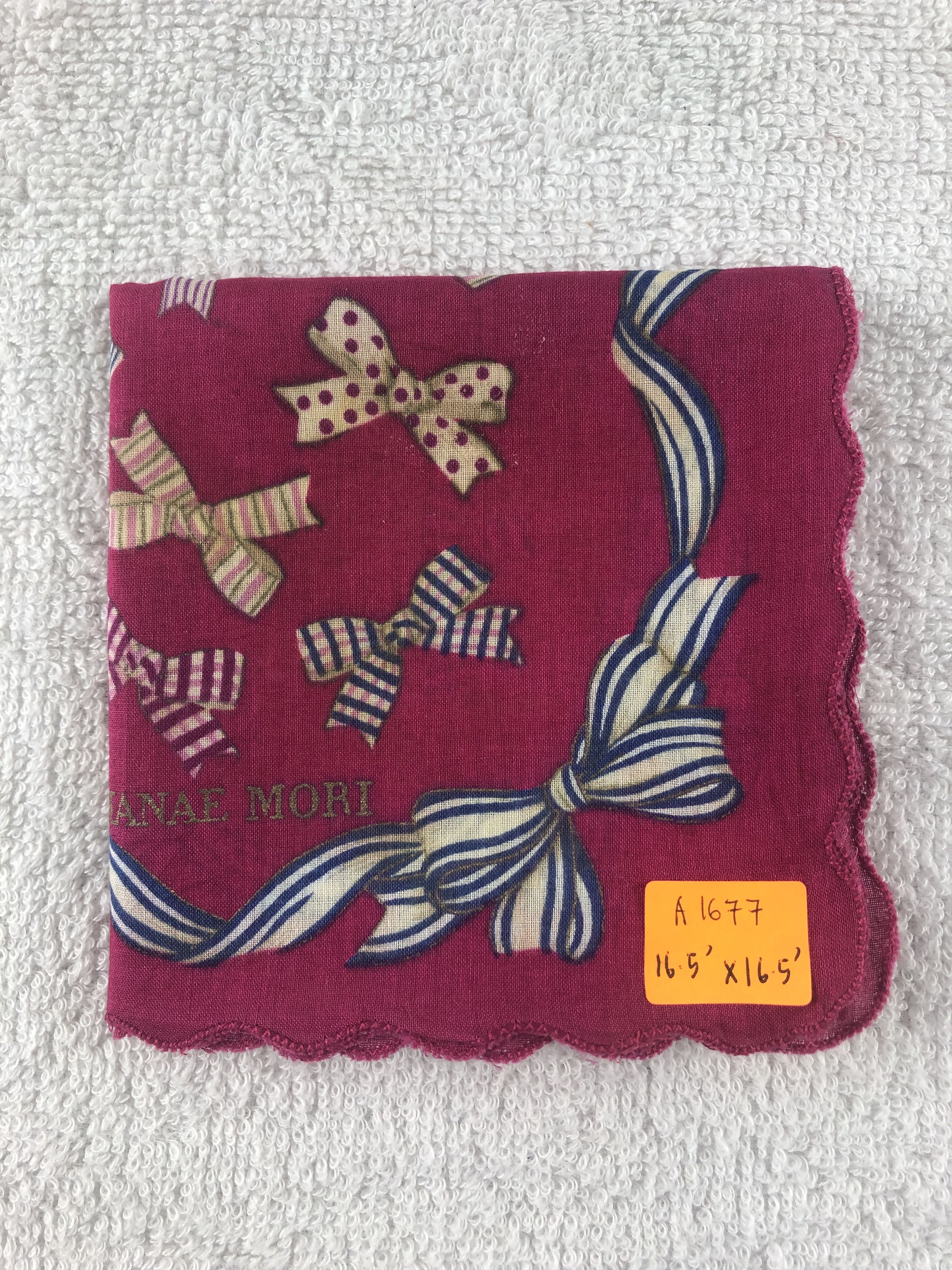 Hanae Mori × Japanese Brand × Vintage Hanae Mori Handkerchief / Bandana / Neckerchief Size ONE SIZE - 6 Thumbnail