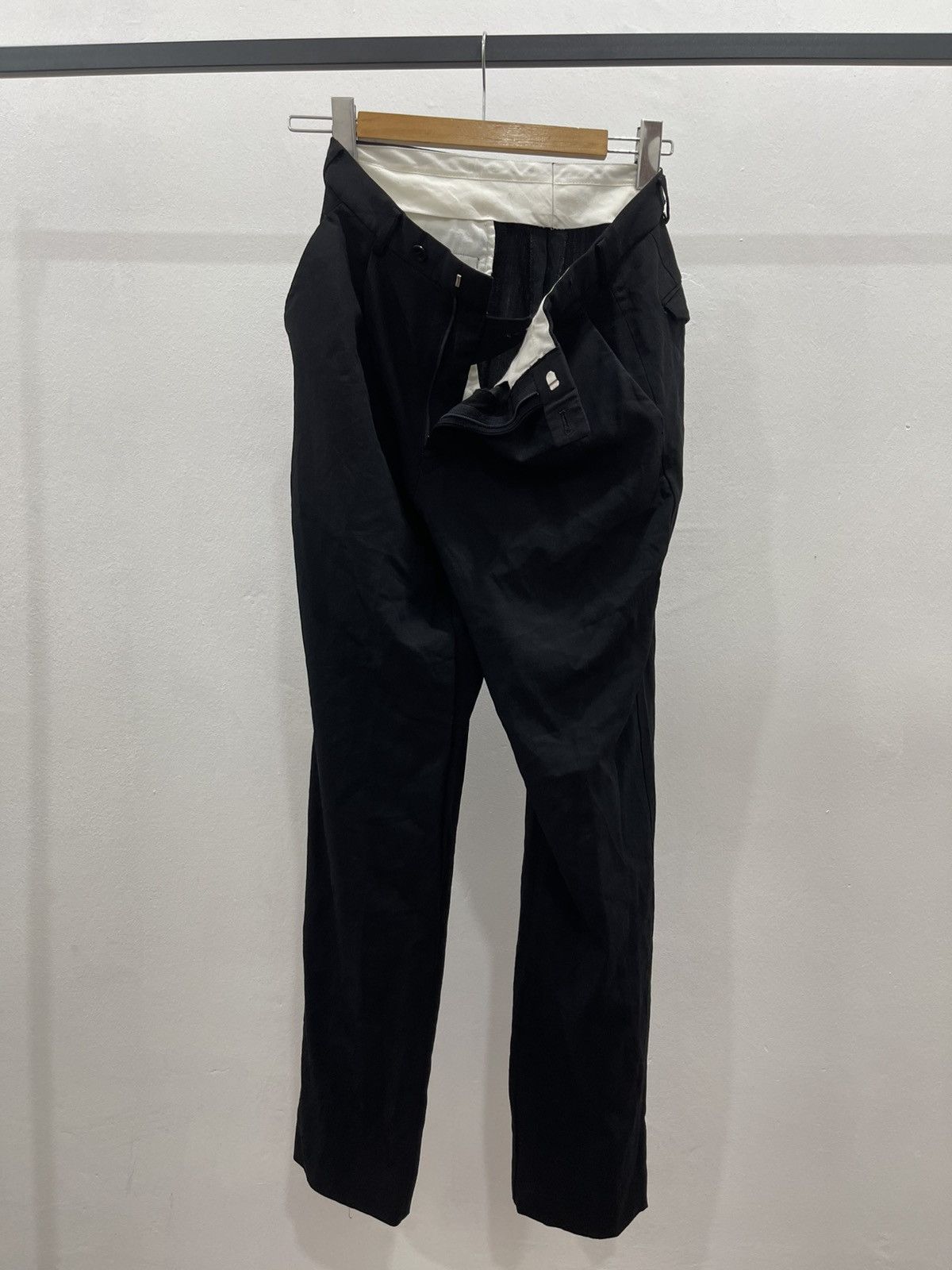 Jean Paul Gaultier Jean Paul GAULTIER HOMME objet Wool Rayon Two Tuck Pants 79 Size US 30 / EU 46 - 7 Thumbnail