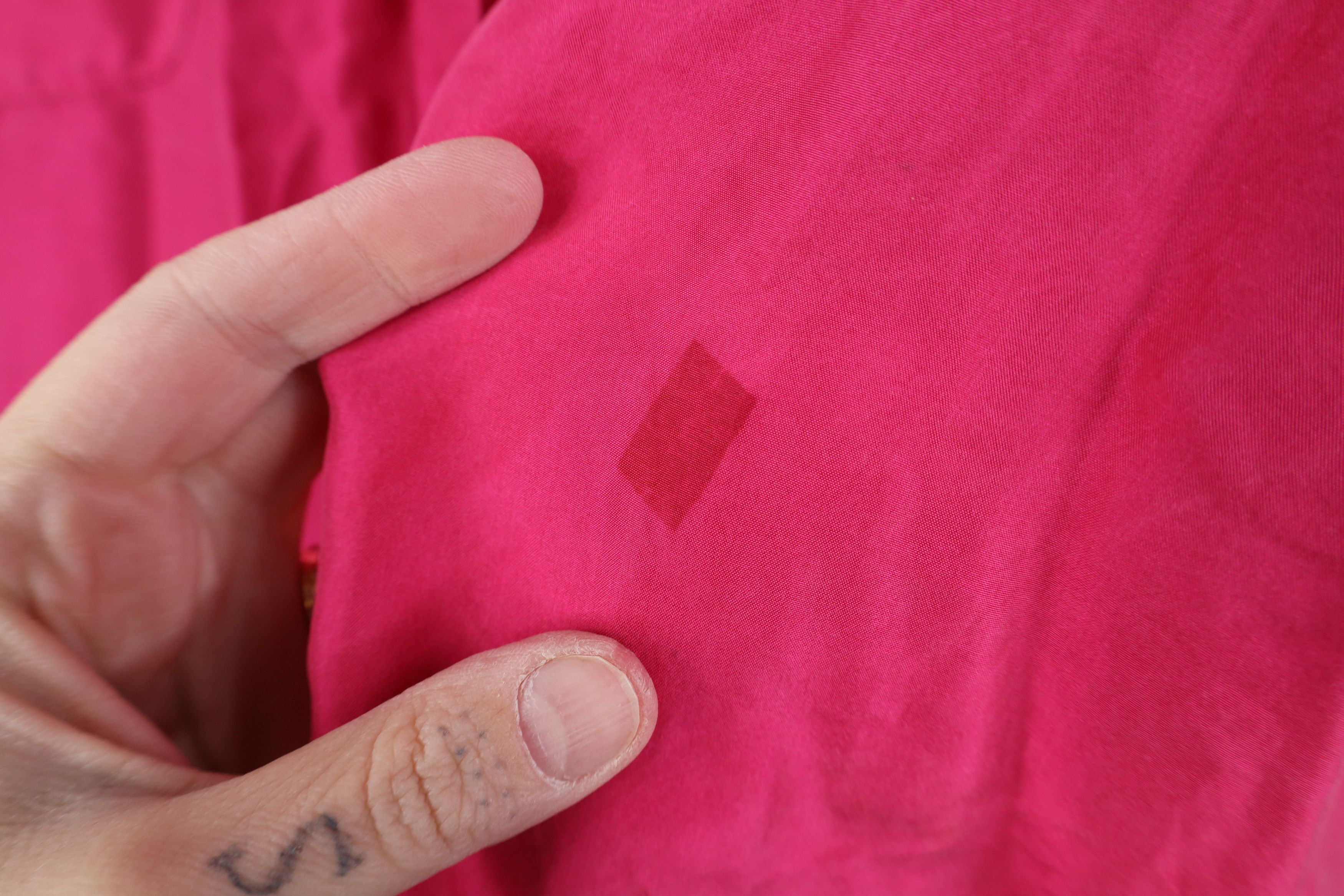 Vintage Vintage 90s Streetwear Silk Collared Button Shirt Pink Size L / US 10 / IT 46 - 4 Thumbnail