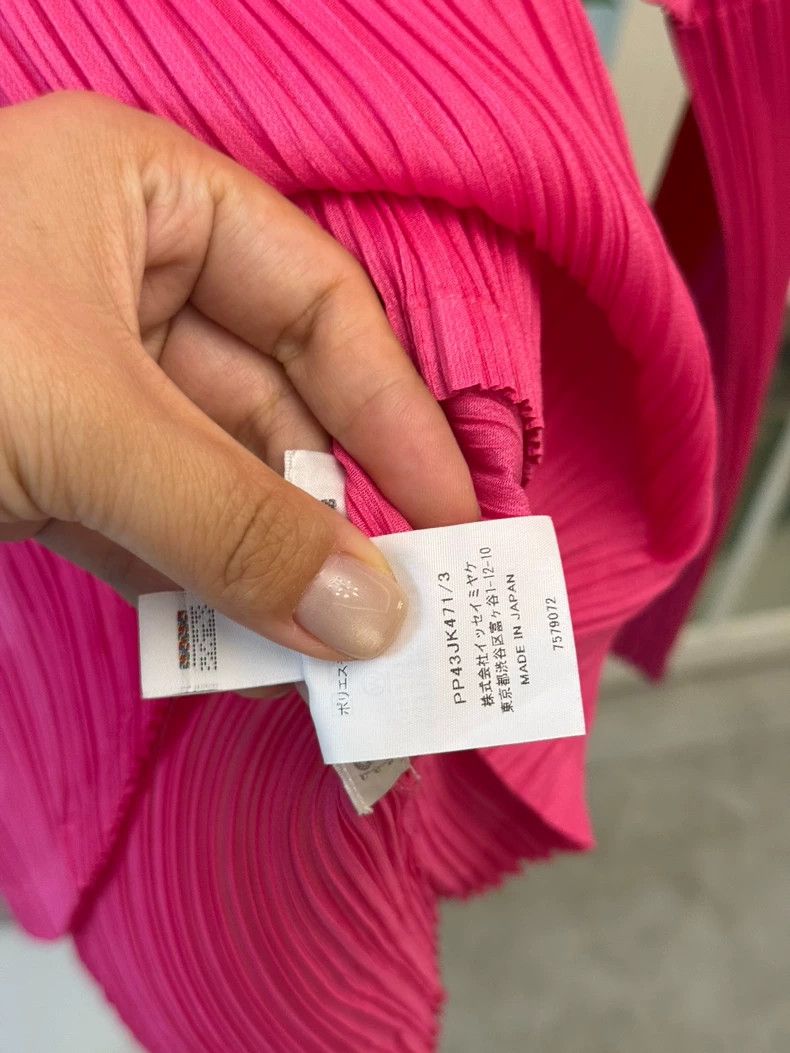 Issey Miyake Issey Miyake size:3 Pink pleated top Size XS / US 0-2 / IT 36-38 - 3 Thumbnail