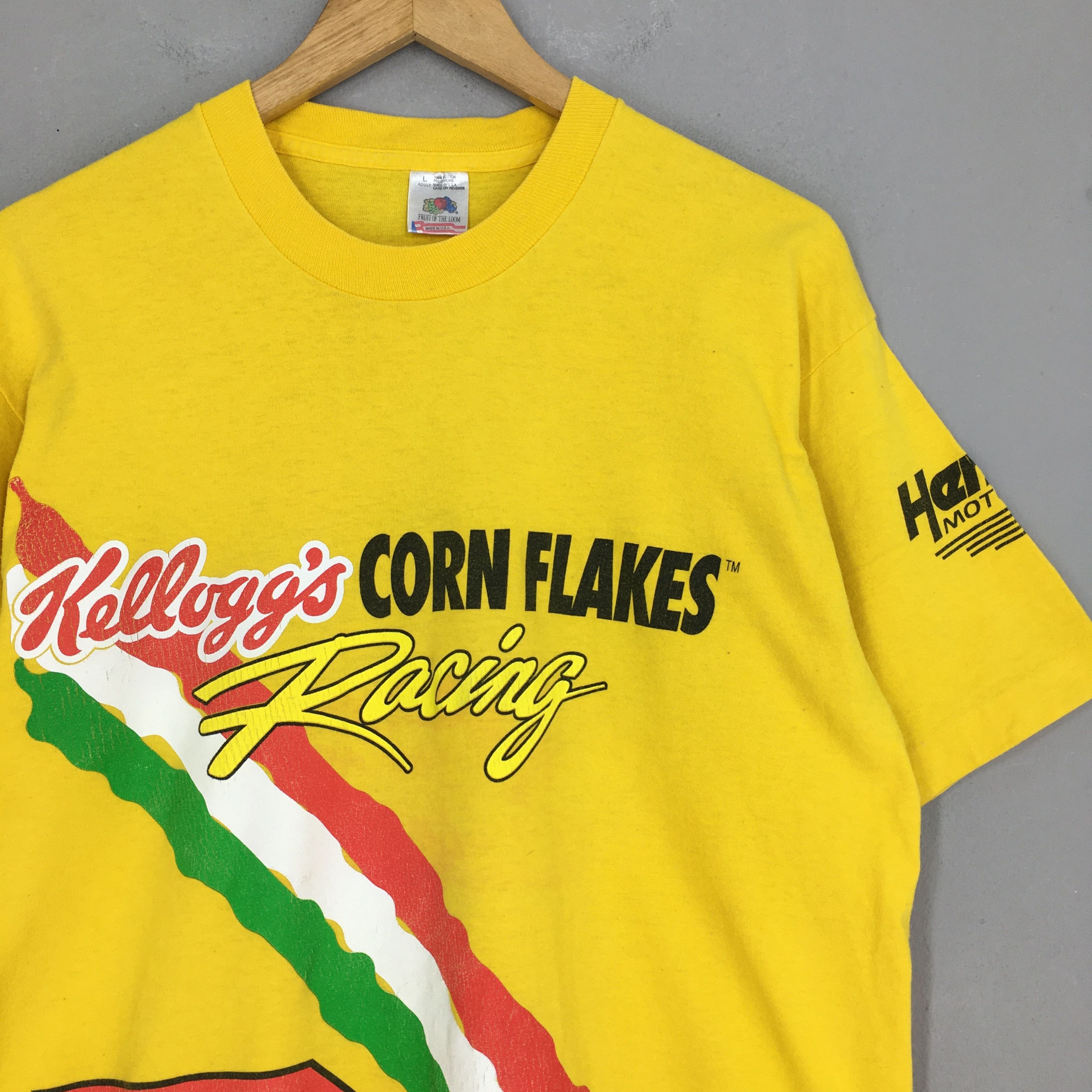 Fruit Of The Loom Vintage 90's Hendrick Kellogs Racing Nascar T shirt Large Size US L / EU 52-54 / 3 - 2 Thumbnail