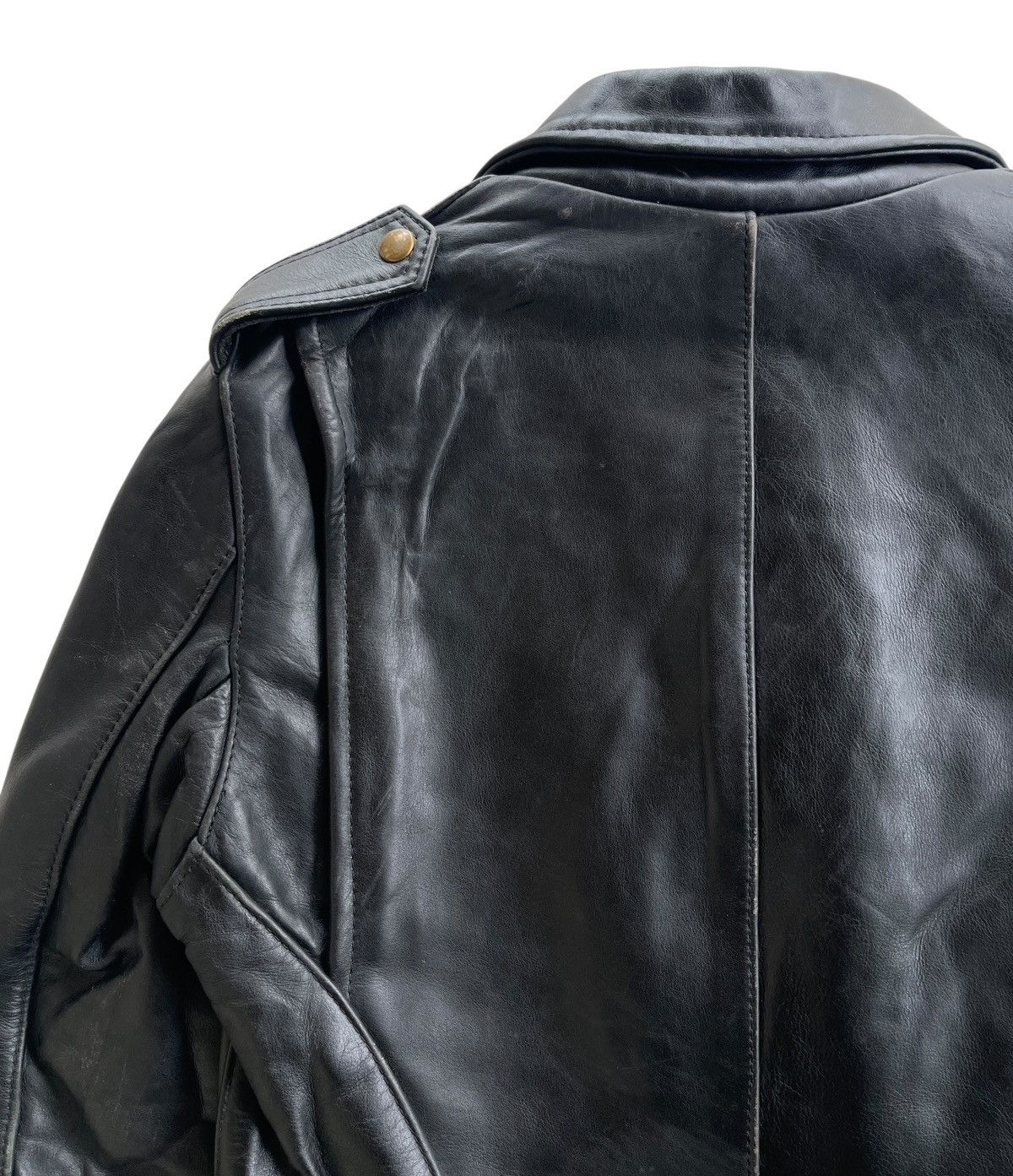 Vanson Leathers Vanson Leather USA Double Collar Biker Jacket (size 38) Size US S / EU 44-46 / 1 - 7 Thumbnail