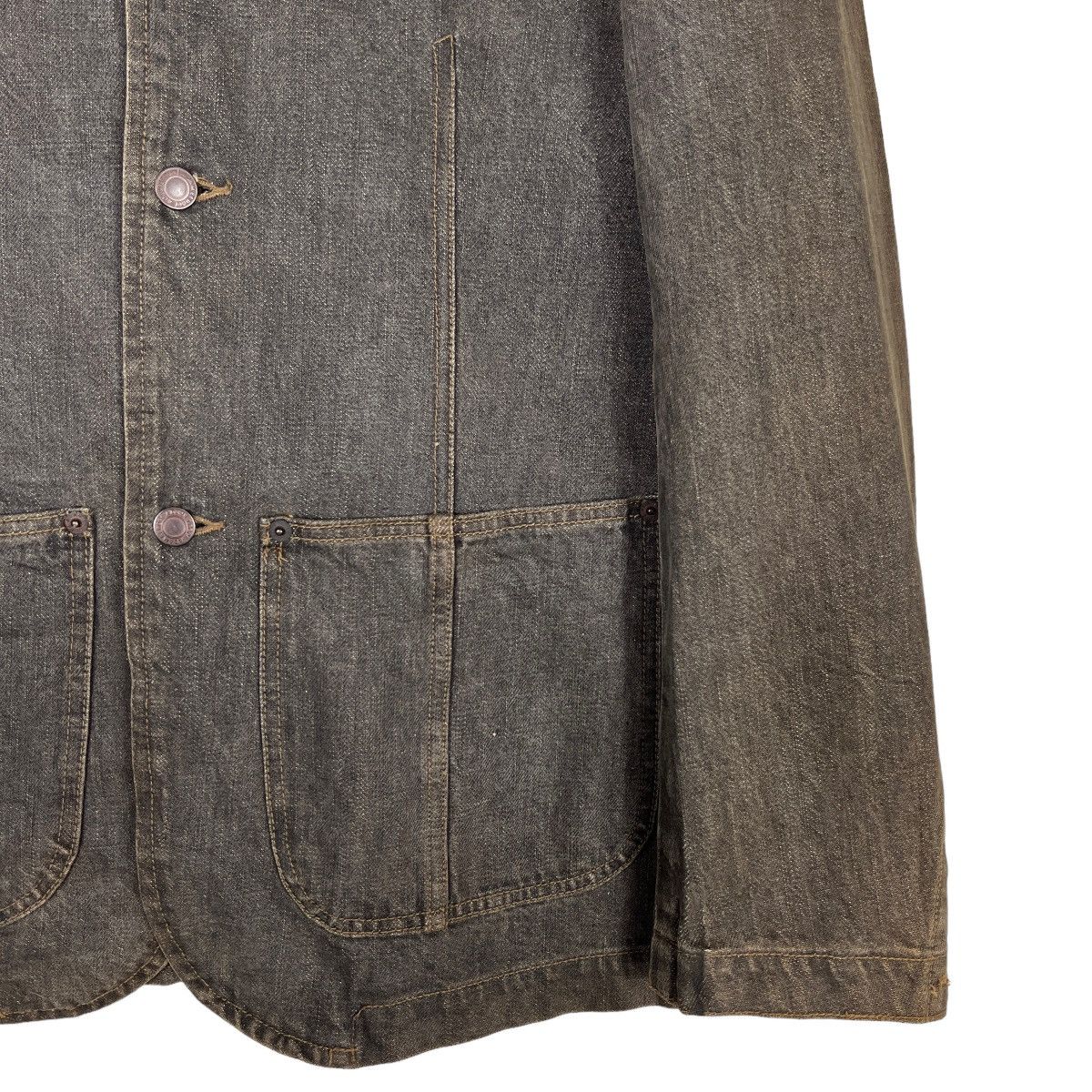 ADAM ET ROPE 🔥 ADAM ET ROPE DENIM JACKET MADE IN JAPAN Size US S / EU 44-46 / 1 - 5 Thumbnail