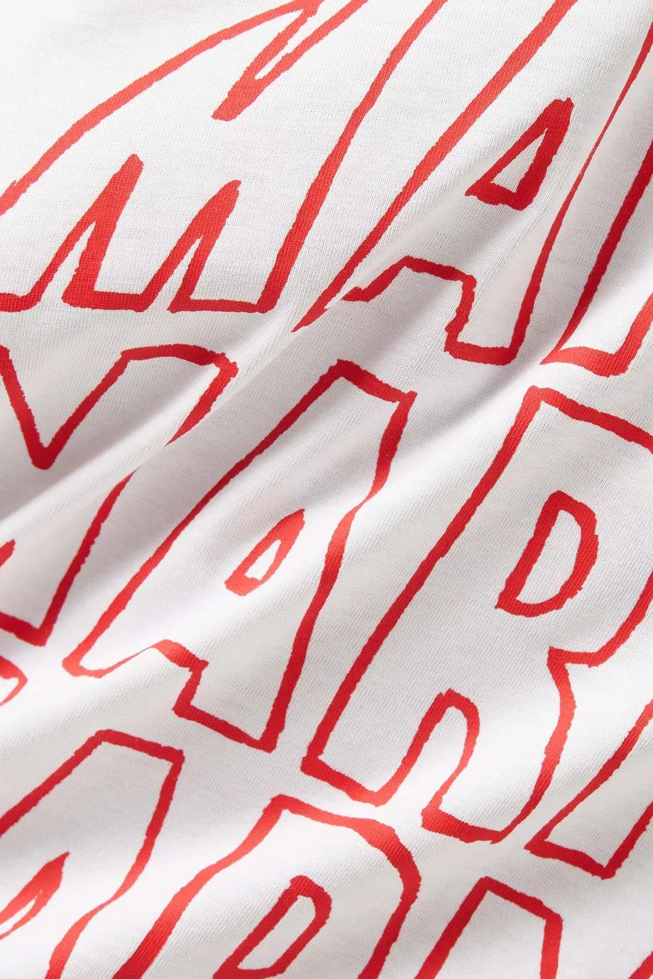 Marni o1y1125 Short Sleeves T-Shirt in White/Red Size S / US 4 / IT 40 - 3 Thumbnail