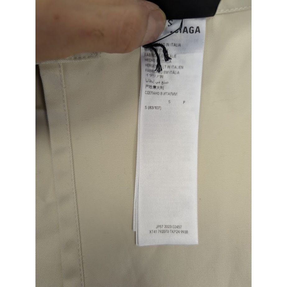 Balenciaga o1rshd1 Erewhon Unisex Papery Cotton Twill Dress in Washed Size US S / EU 44-46 / 1 - 15 Thumbnail