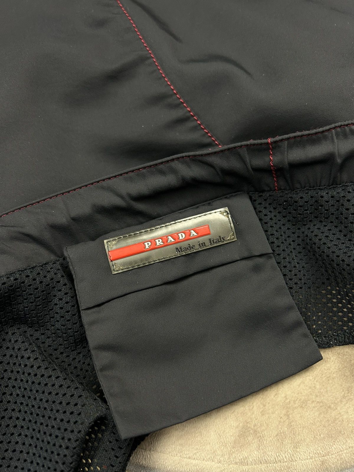 Prada Prada Sport Red Tab Nylon Shorts Made in Italy Size 52 Size US 36 / EU 52 - 10 Thumbnail